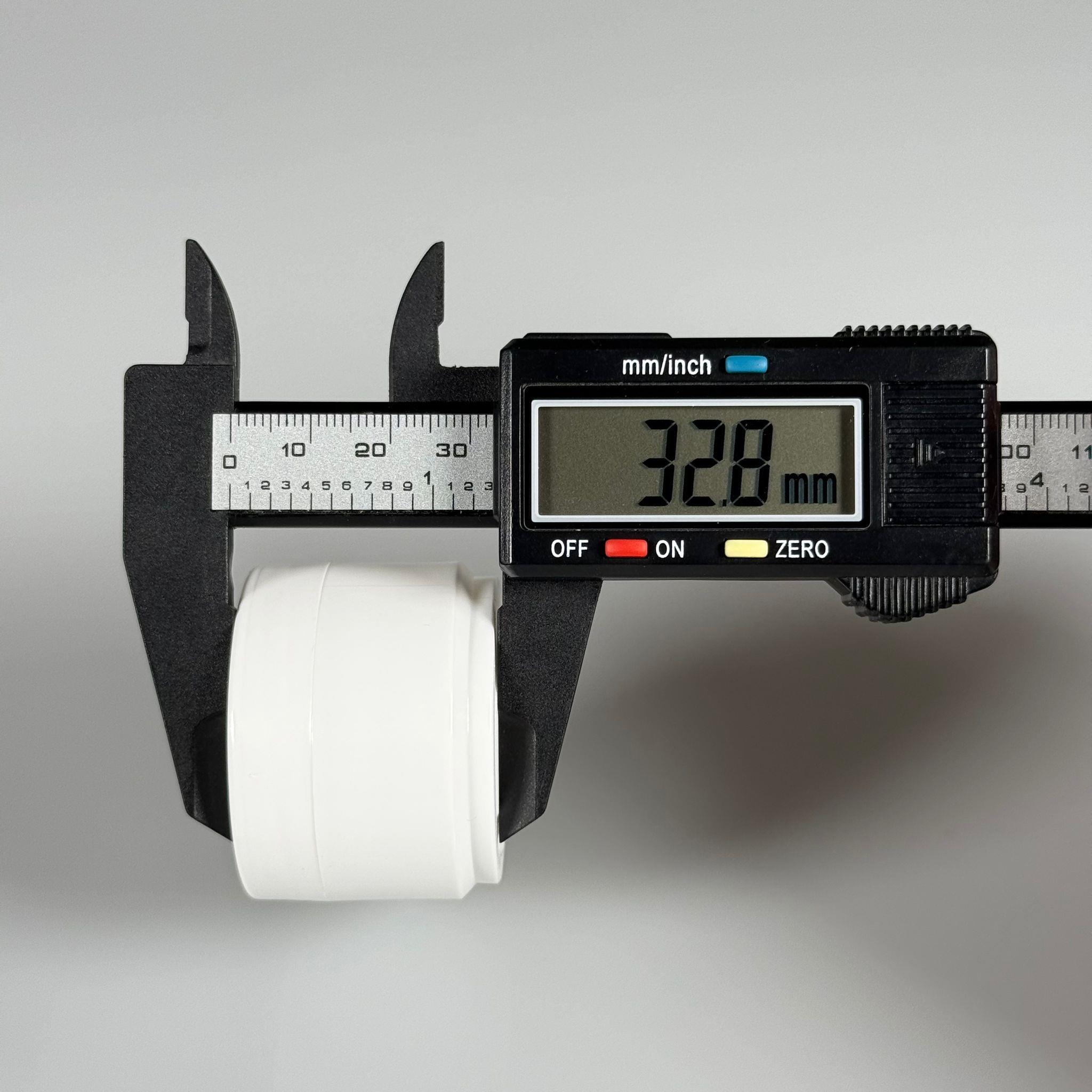 10 CC PLASTİK KAVANOZ - KAPAKLI KREM KAVANOZU - BEYAZ + SIZDIRMAZ KÖPÜK CONTALI