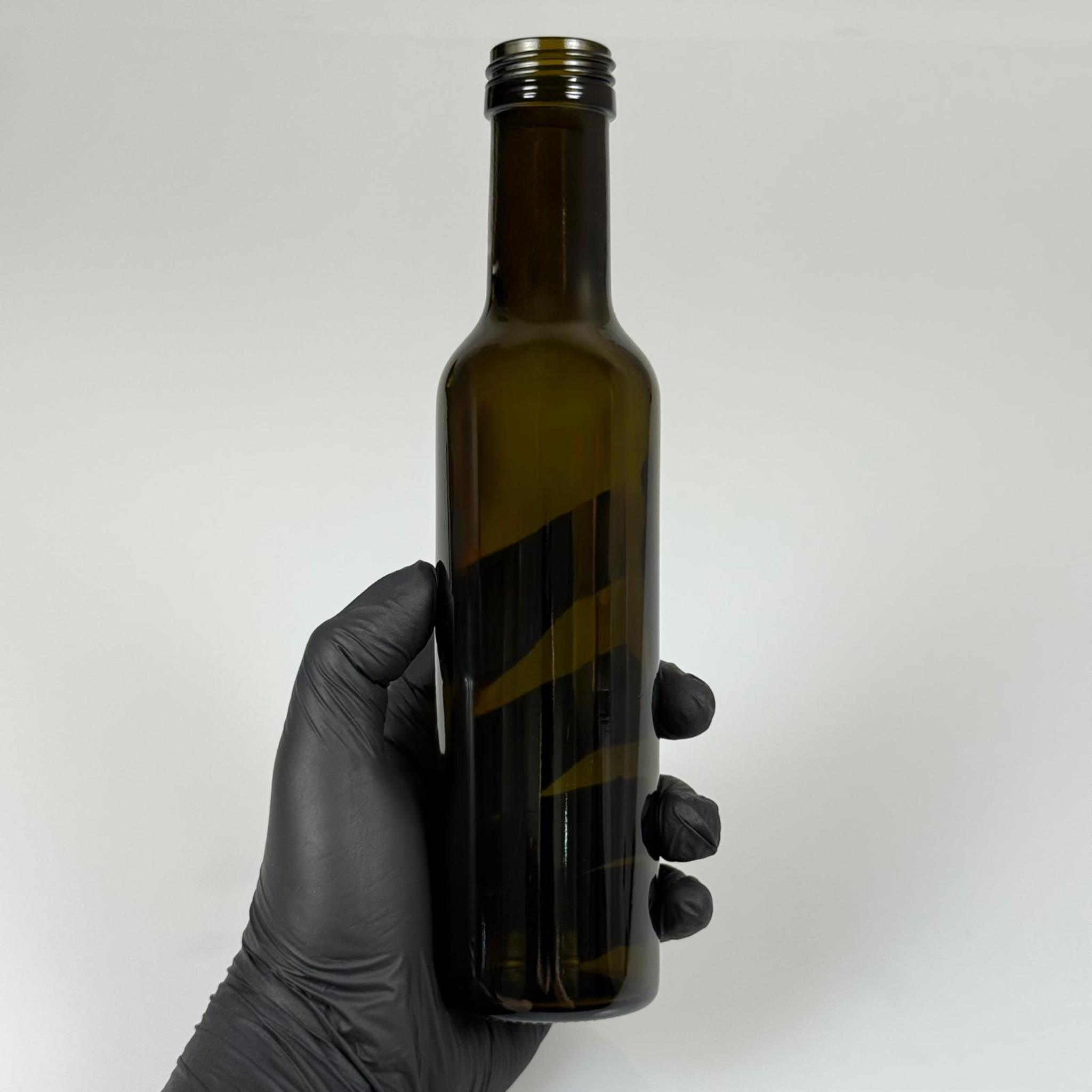 250 CC YEŞİL CESENA MODEL DORİCA CAM ŞİŞE KAPAKSIZ (31 AĞIZ) - 250 ML CESENA ŞİŞE - YEŞİL