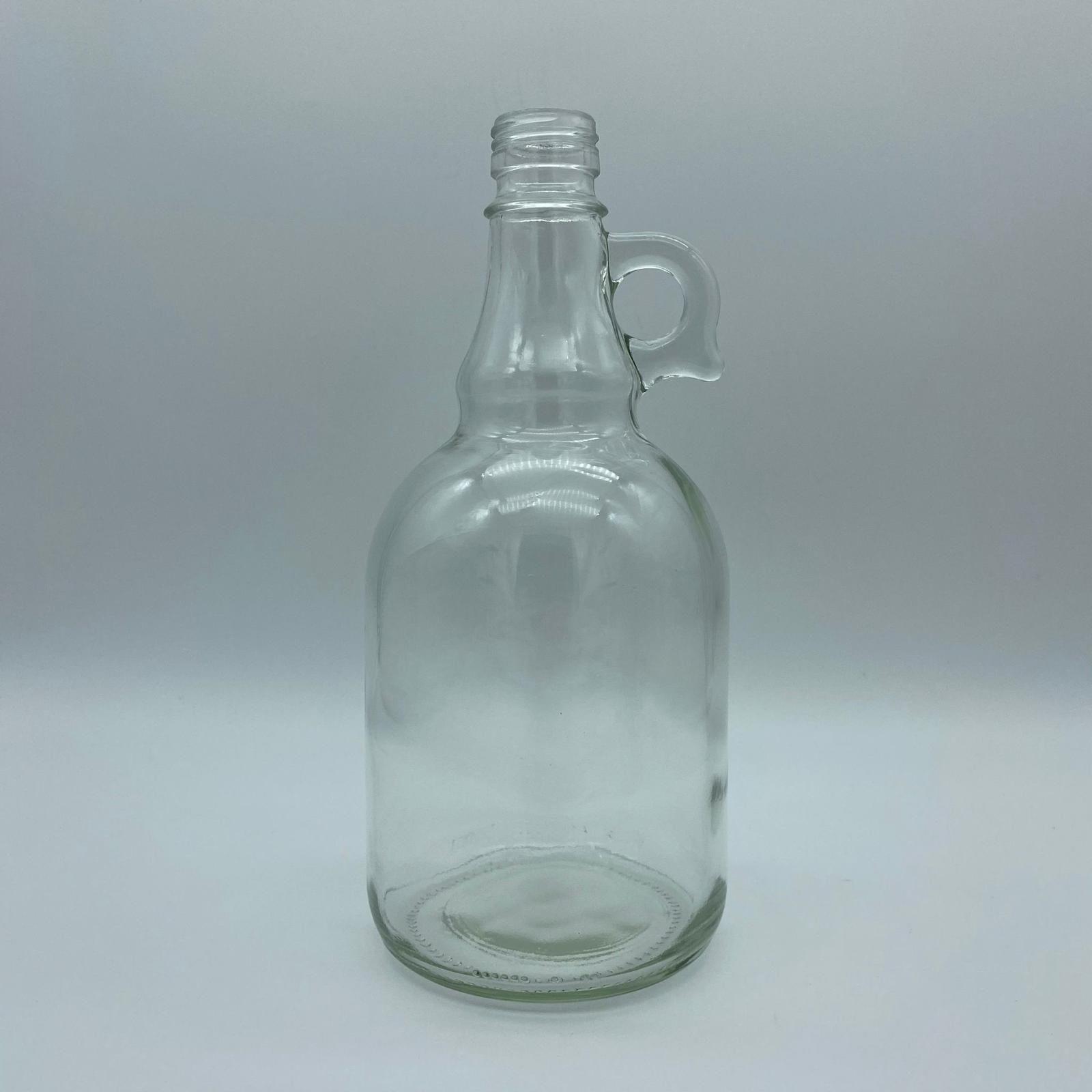 1000 CC ŞEFFAF CAM KULPLU GALON ŞİŞE KAPAKSIZ (31 AĞIZ) - 1000 ML KULPLU GALON - ŞİŞECAM ÜRÜN KODU: 190399