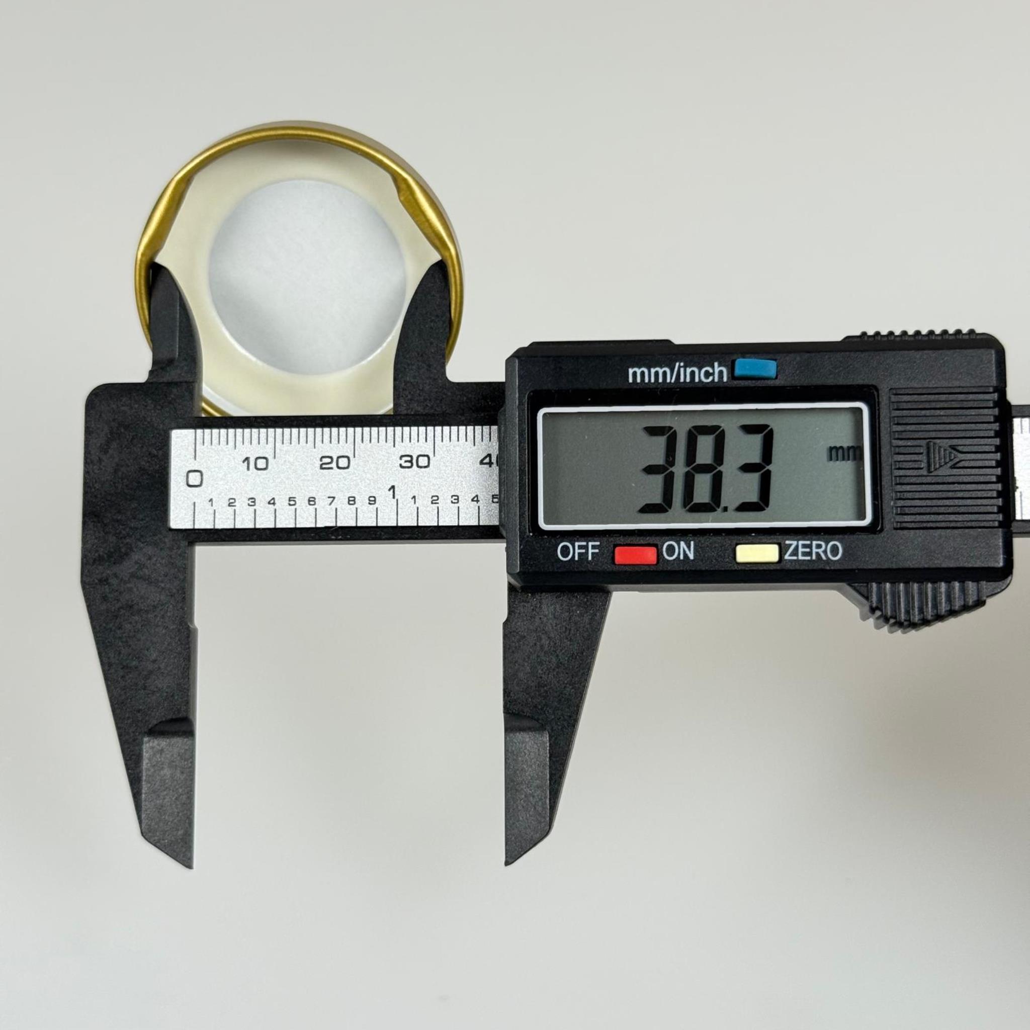 38 MM TWİST-OFF GOLD METAL KAPAK