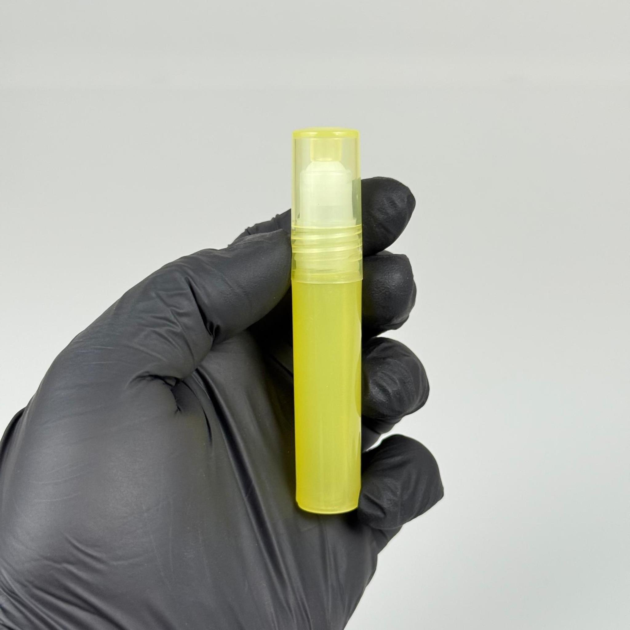 2,5 CC PLASTİK ROLL-ON ŞİŞE - BİLYELİ ŞİŞE - MİS ŞİŞESİ - ESANS ŞİŞESİ - KOKU - ŞİŞESİ - PARFÜMERİ ŞİŞESİ - SARI