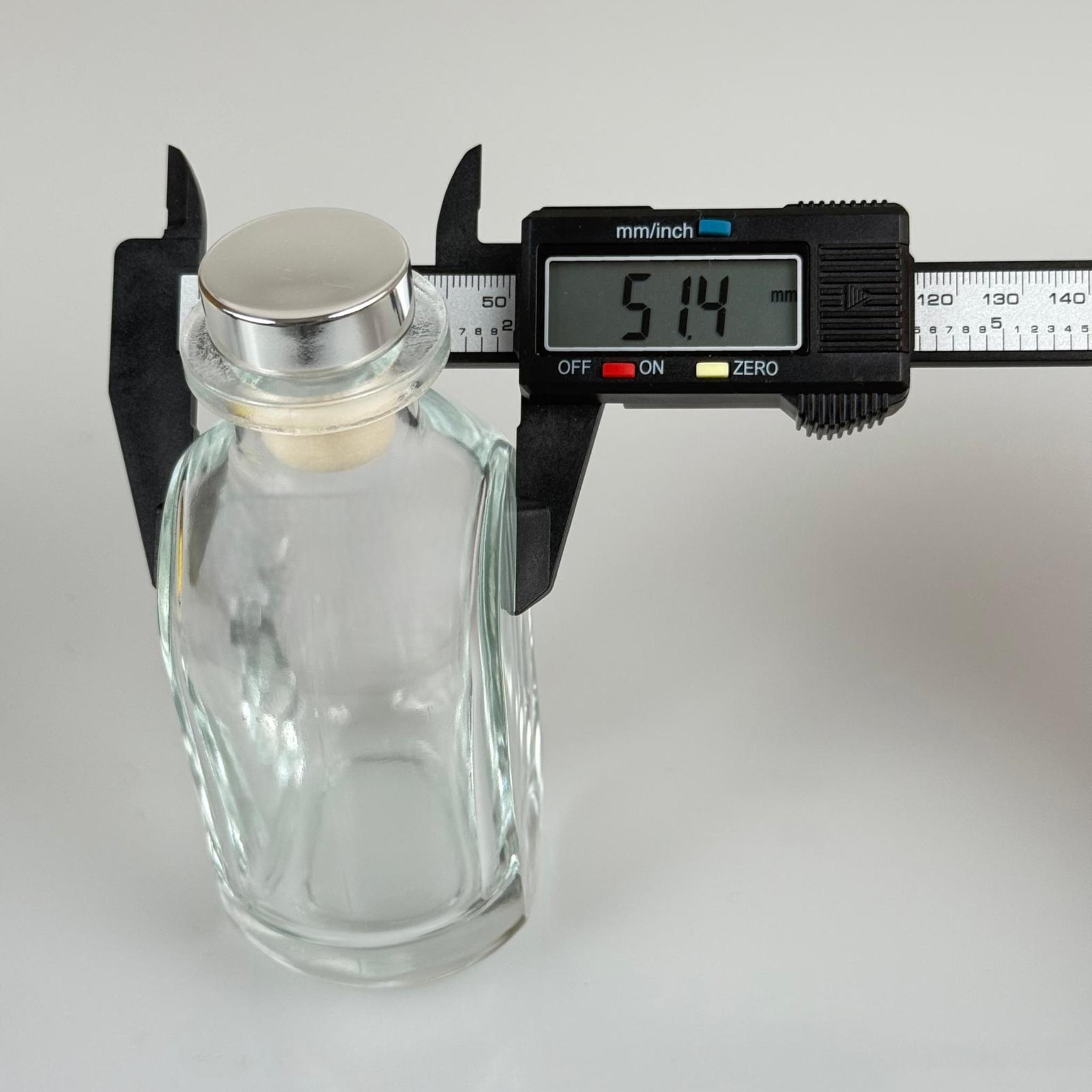 150 CC CAM BAMBU ODA KOKUSU ŞİŞESİ - 150 ML DİFFUSER CAM ŞİŞE + GÜMÜŞ MANTAR TIPA