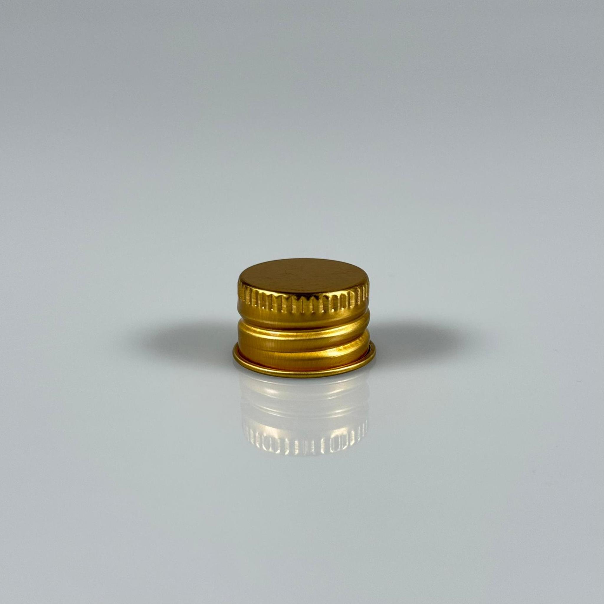 18 MM VİDALI GOLD ALÜMİNYUM KAPAK - İTHAL