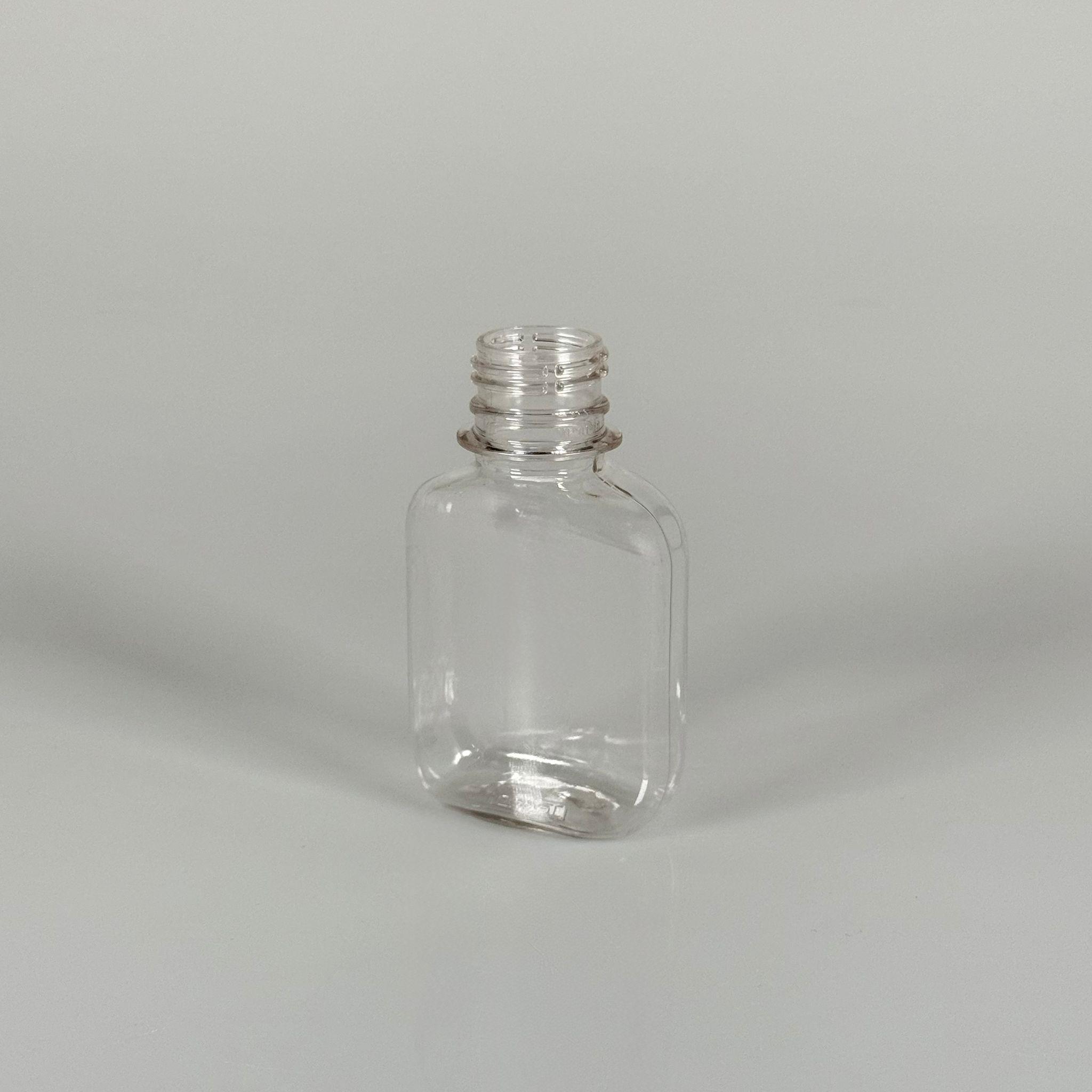 100 CC YASSI PET ŞİŞE KAPAKSIZ - AĞIZ ÇAPI 28 MM MEŞRUBAT - 100 ML PET ŞİŞE KALIN (15 GR)