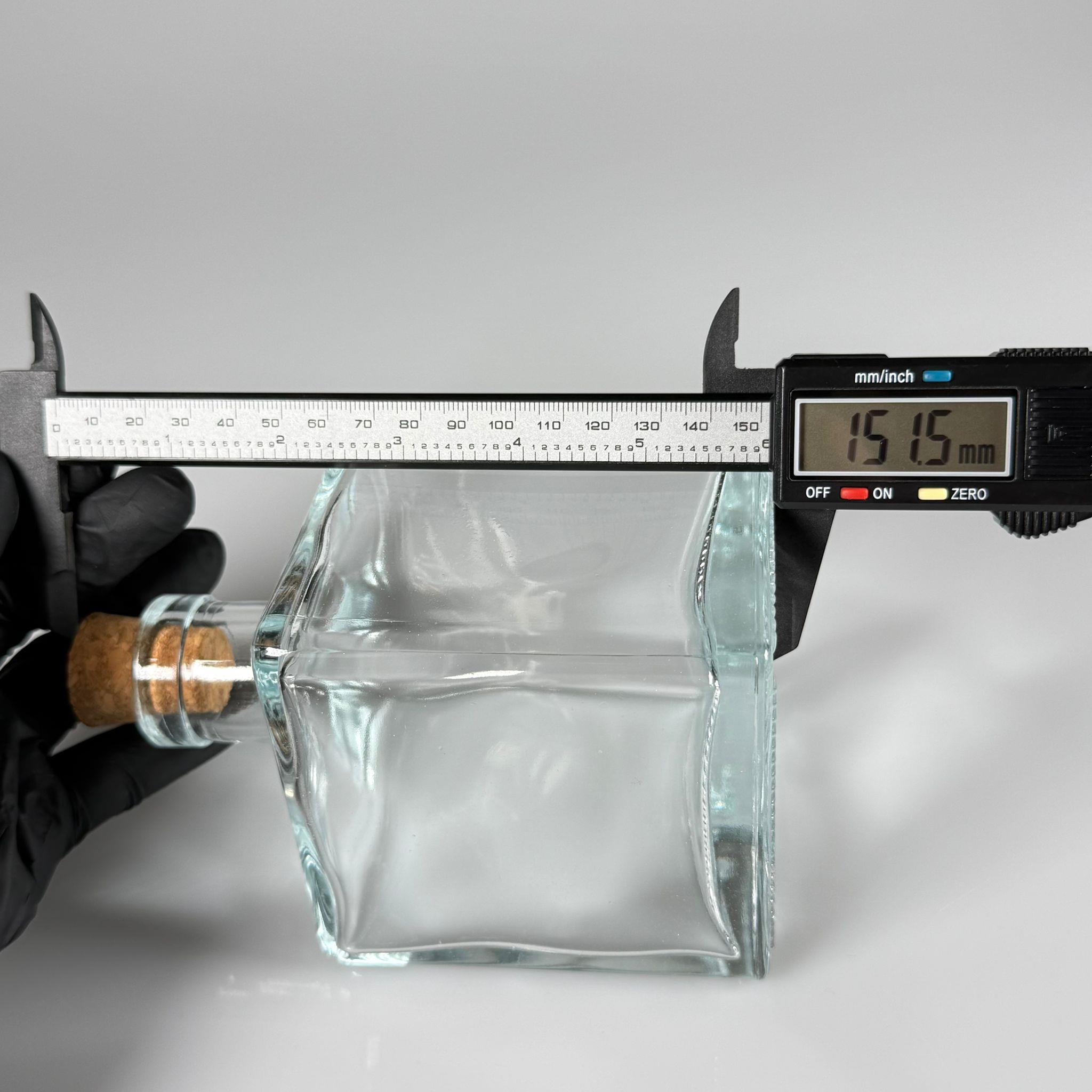 500 CC LÜX ŞİŞE - KARE - 500 ML BÜYÜK BOY DİFFUSER ŞİŞE MANTAR TIPALI