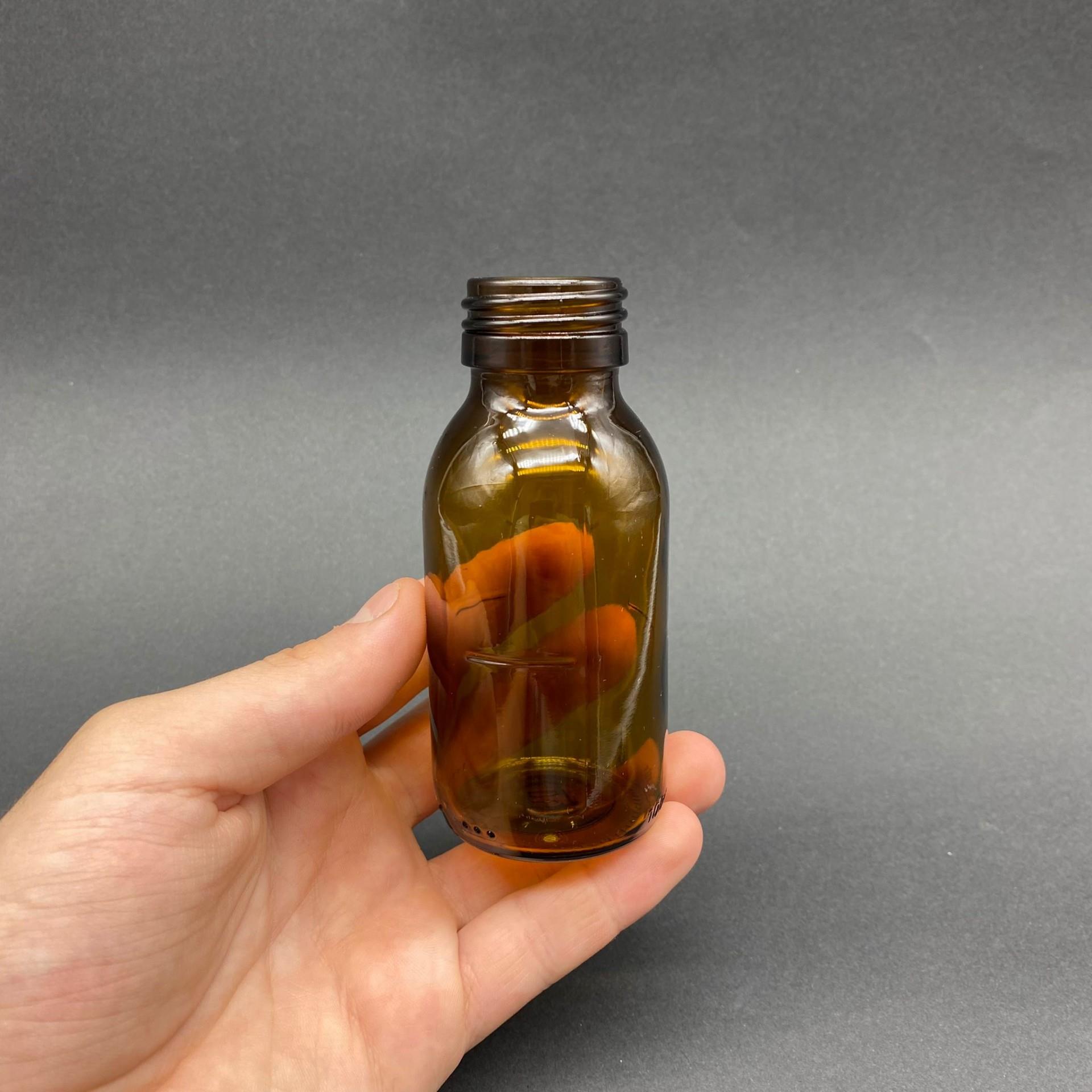 100 CC AMBER CAM ŞİŞE KAPAKSIZ (31 AĞIZ) - 100 ML CAM ŞİŞE - KAHVERENGİ - ŞİŞECAM ÜRÜN KODU: 760710