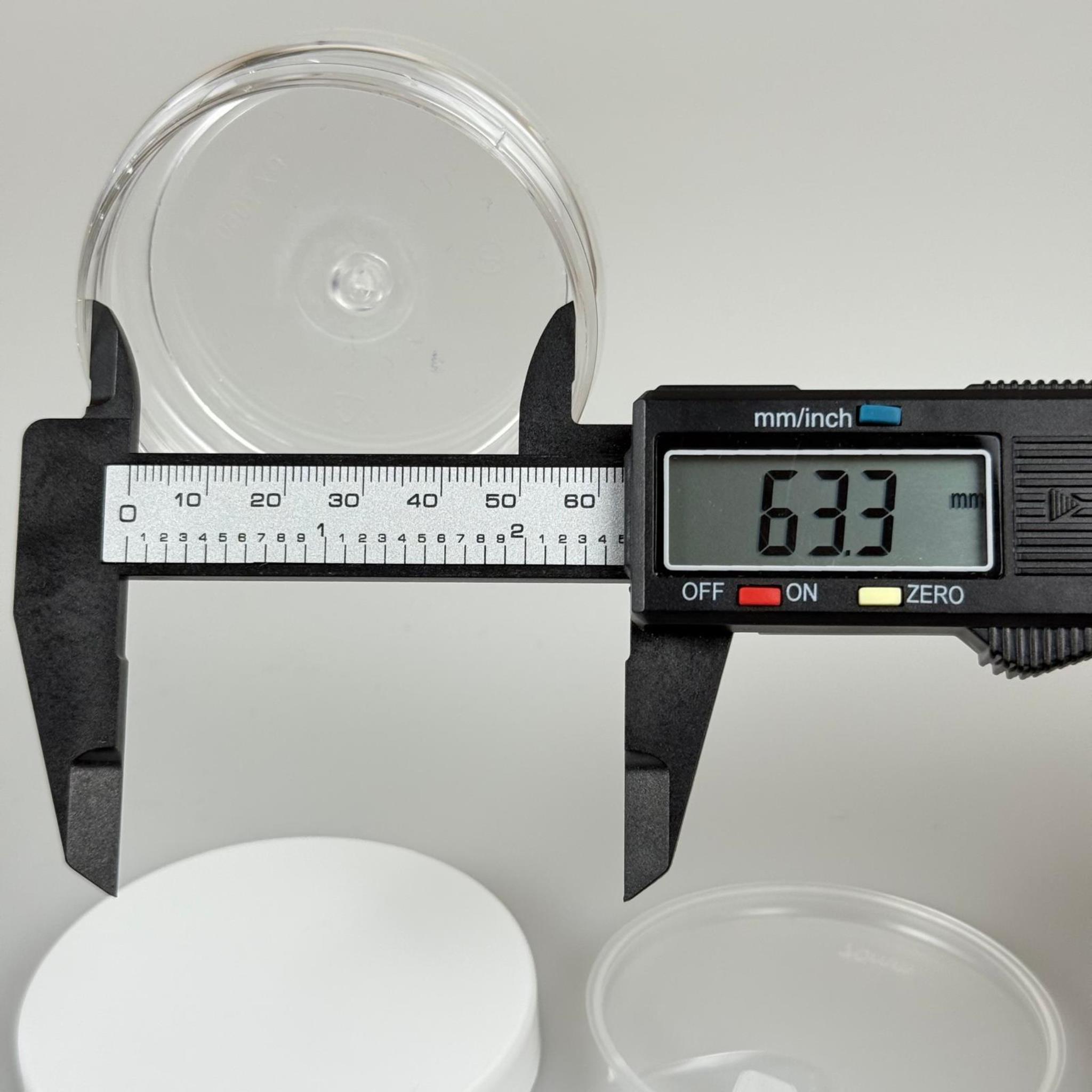 50 ML SERT PET KAVANOZ + BEYAZ PLASTİK KAPAK + İÇ TIPA - 50 CC KALIN ŞEFFAF PLASTİK KAVANOZ BEYAZ PLASTİK KAPAKLI İÇ TIPALI TAKIM - KREM KAVANOZLARI