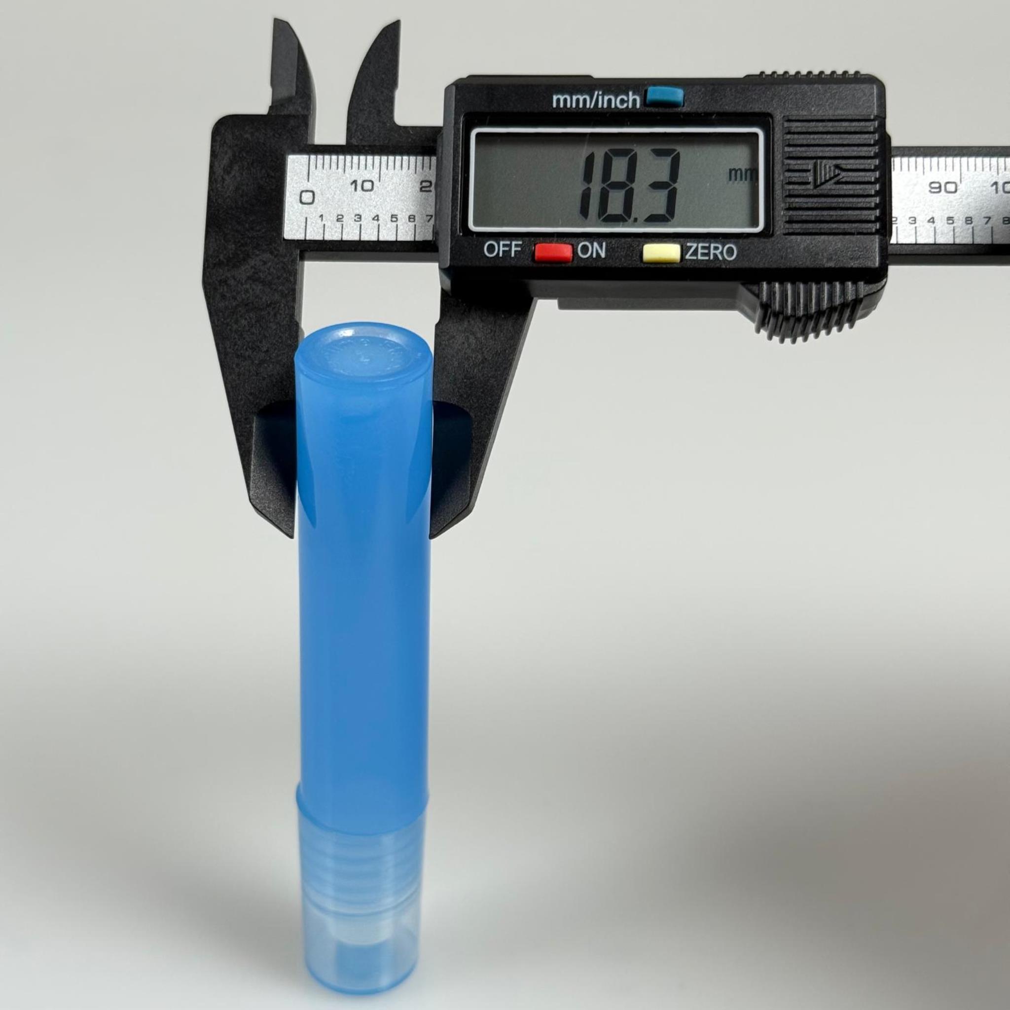 7,5 CC PLASTİK ROLL-ON ŞİŞE - BİLYELİ ŞİŞE - MİS ŞİŞESİ - ESANS ŞİŞESİ - KOKU - ŞİŞESİ - PARFÜMERİ ŞİŞESİ - MAVİ