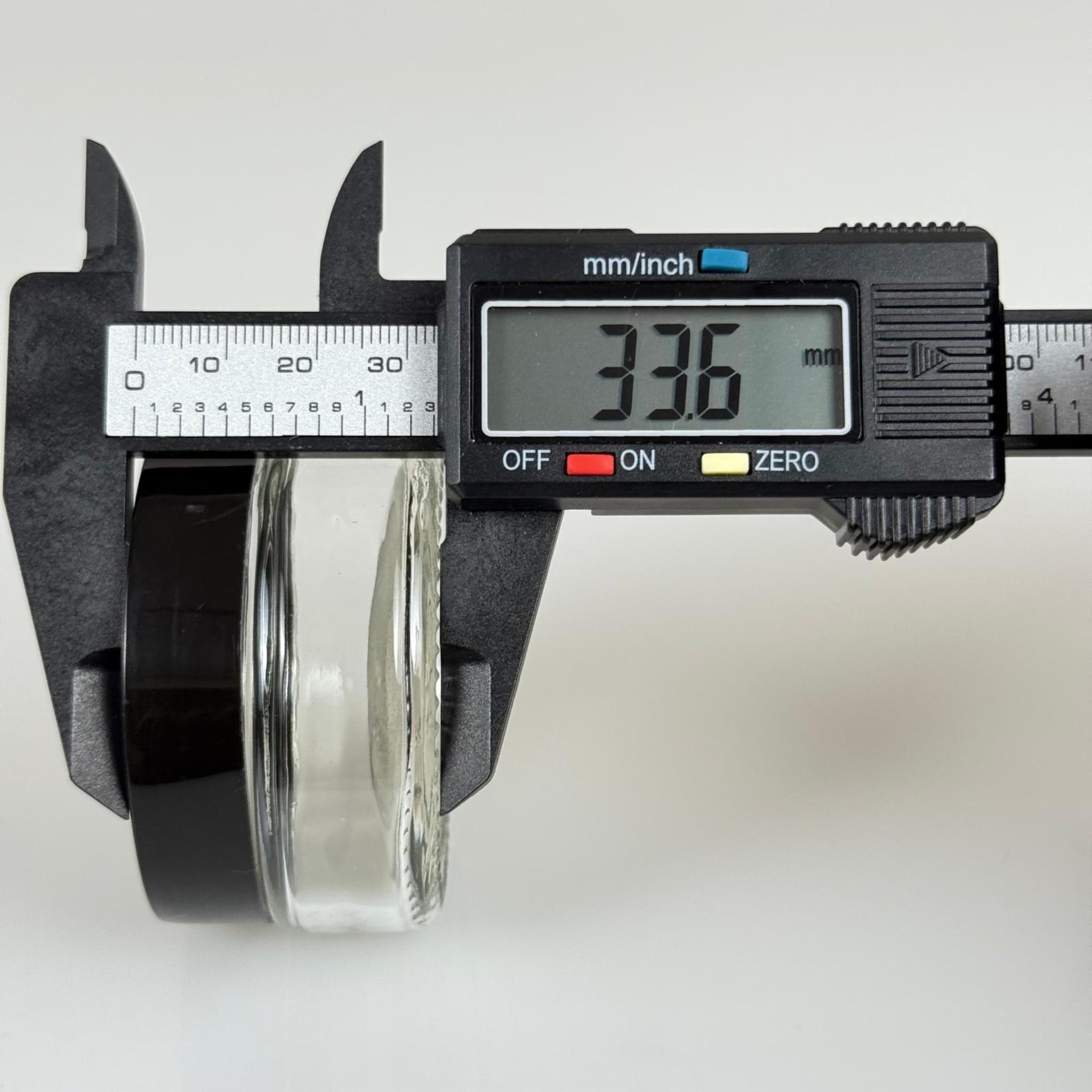 50 CC CAM KREM KAVANOZU - SİYAH PLASTİK KAPAKLI - 50 ML CAM PAŞABAHÇE KREM KAVANOZU