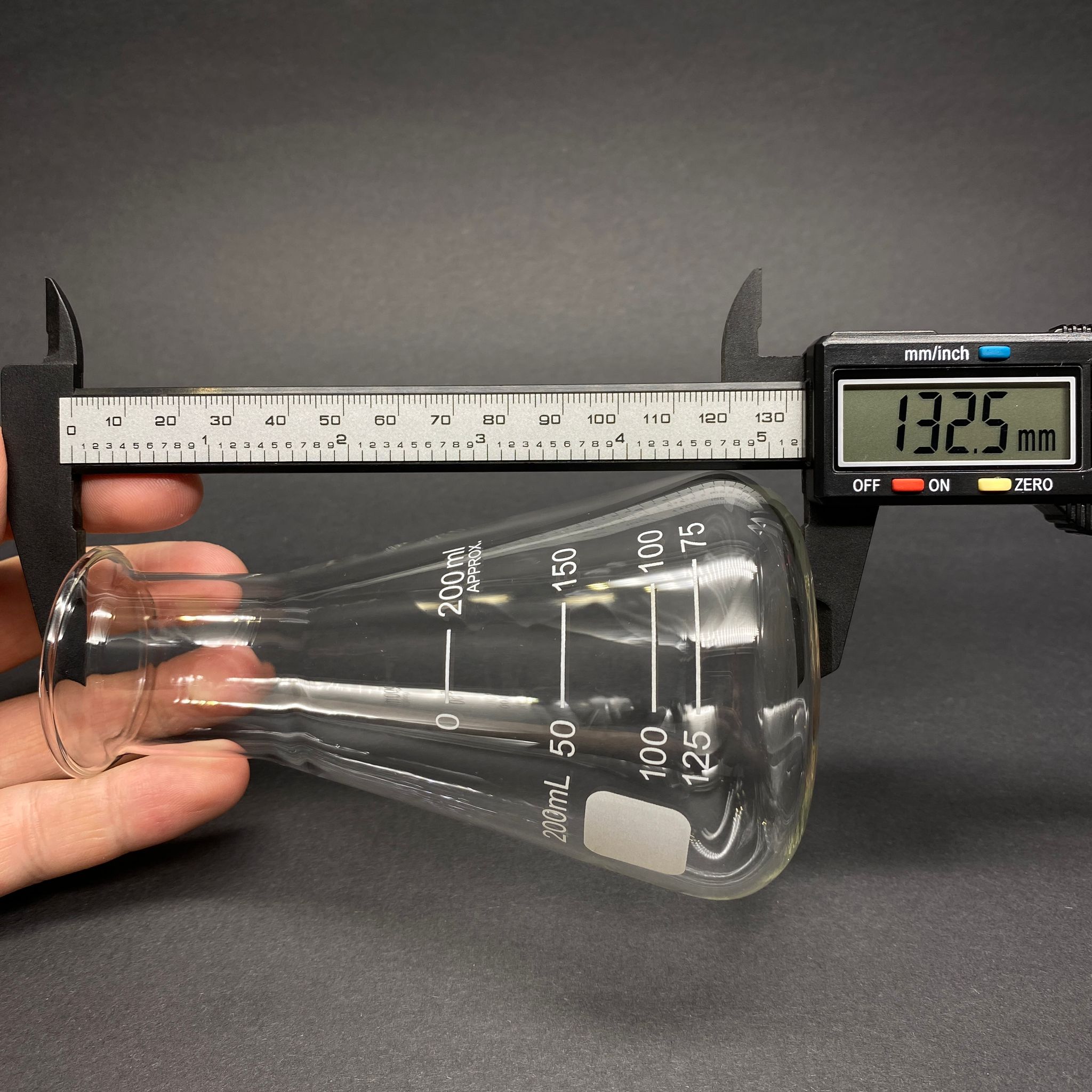 CAM ERLENMAYER 200 CC - DERECELİ