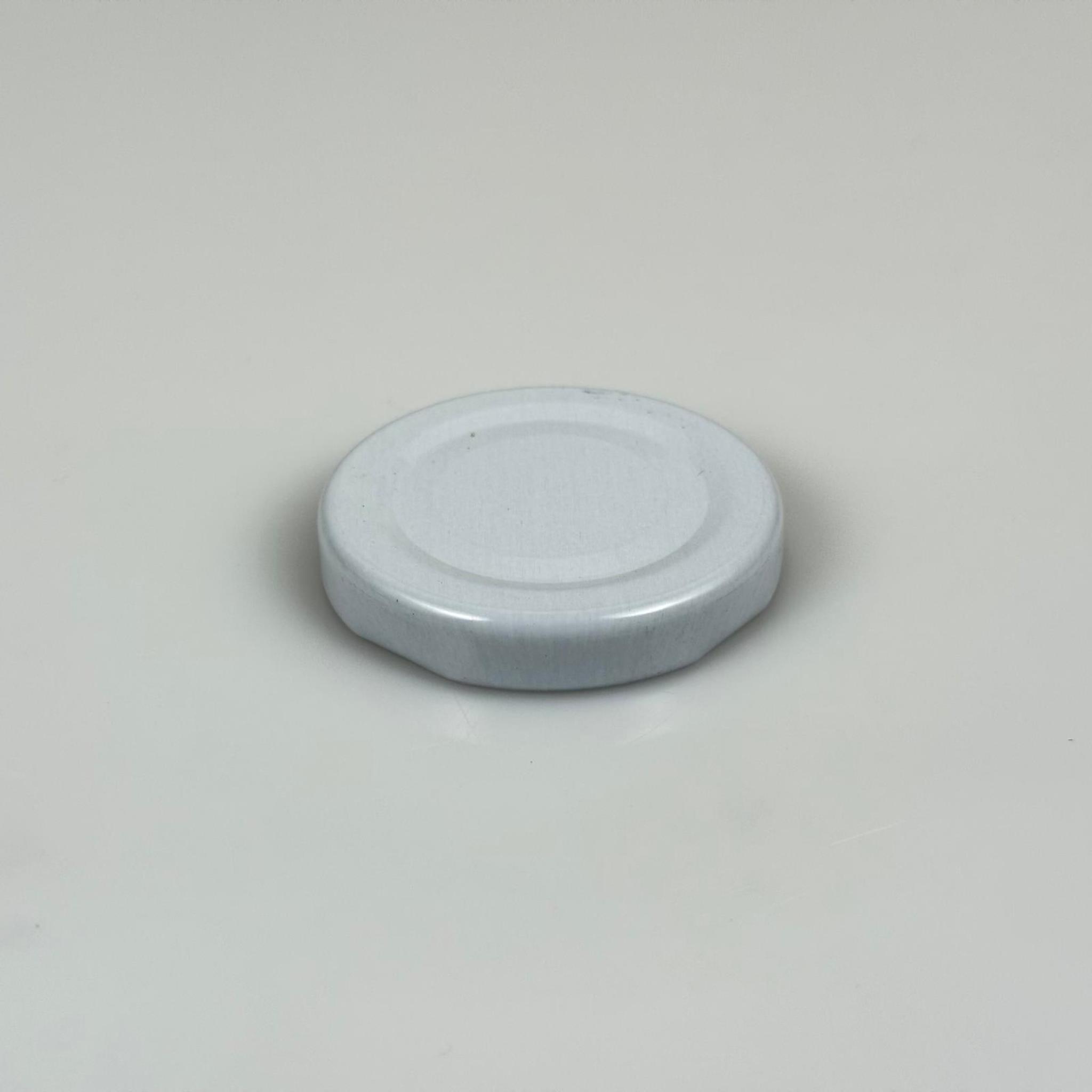 48 MM TWİST-OFF BEYAZ METAL KAPAK