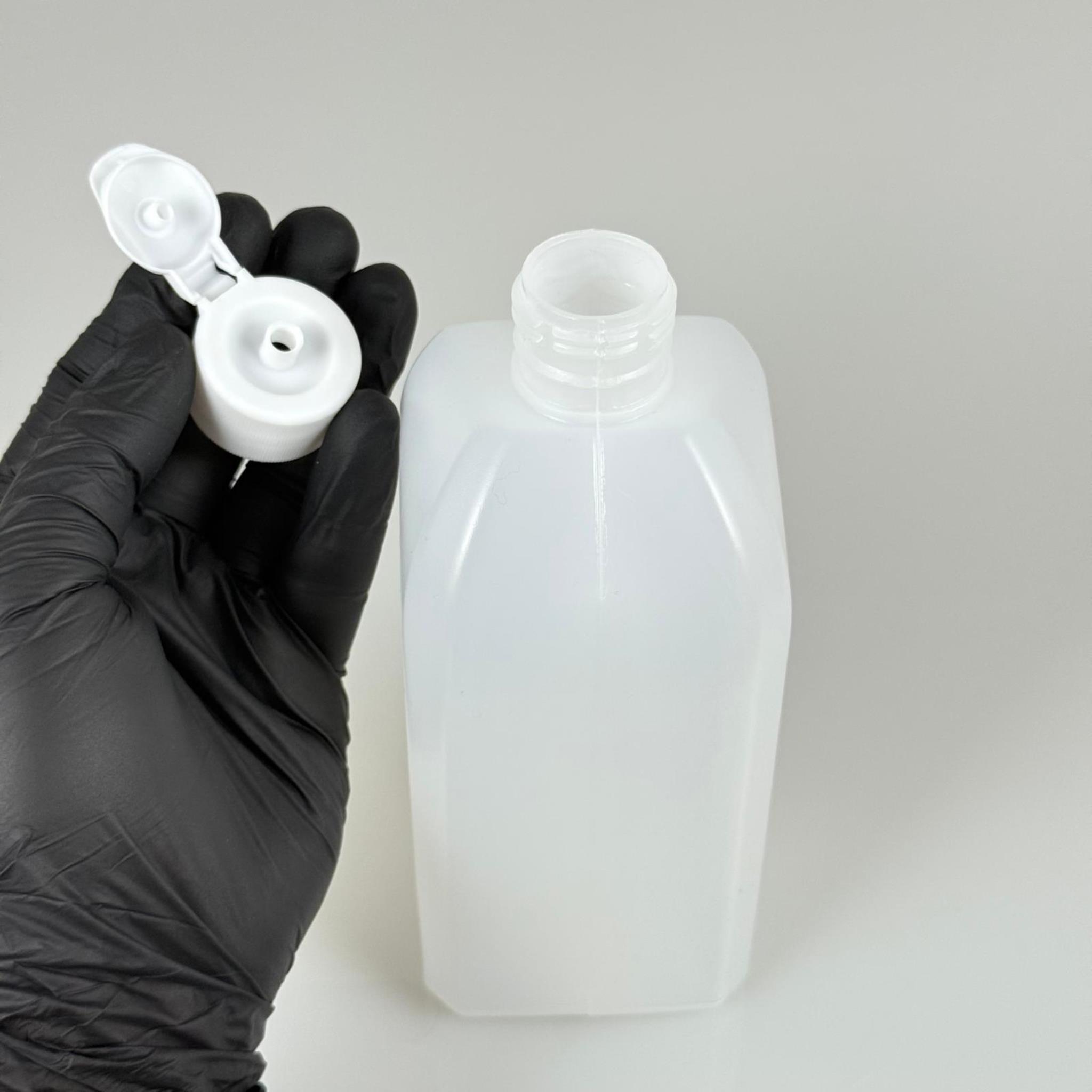 500 CC DEZENFEKTAN BİDONU - BEYAZ AKITICILI FLİPTOP KAPAKLI - 500 ML BOŞ DEZENFEKTAN BİDONU  - AÇILIR KAPANIR KAPAKLI