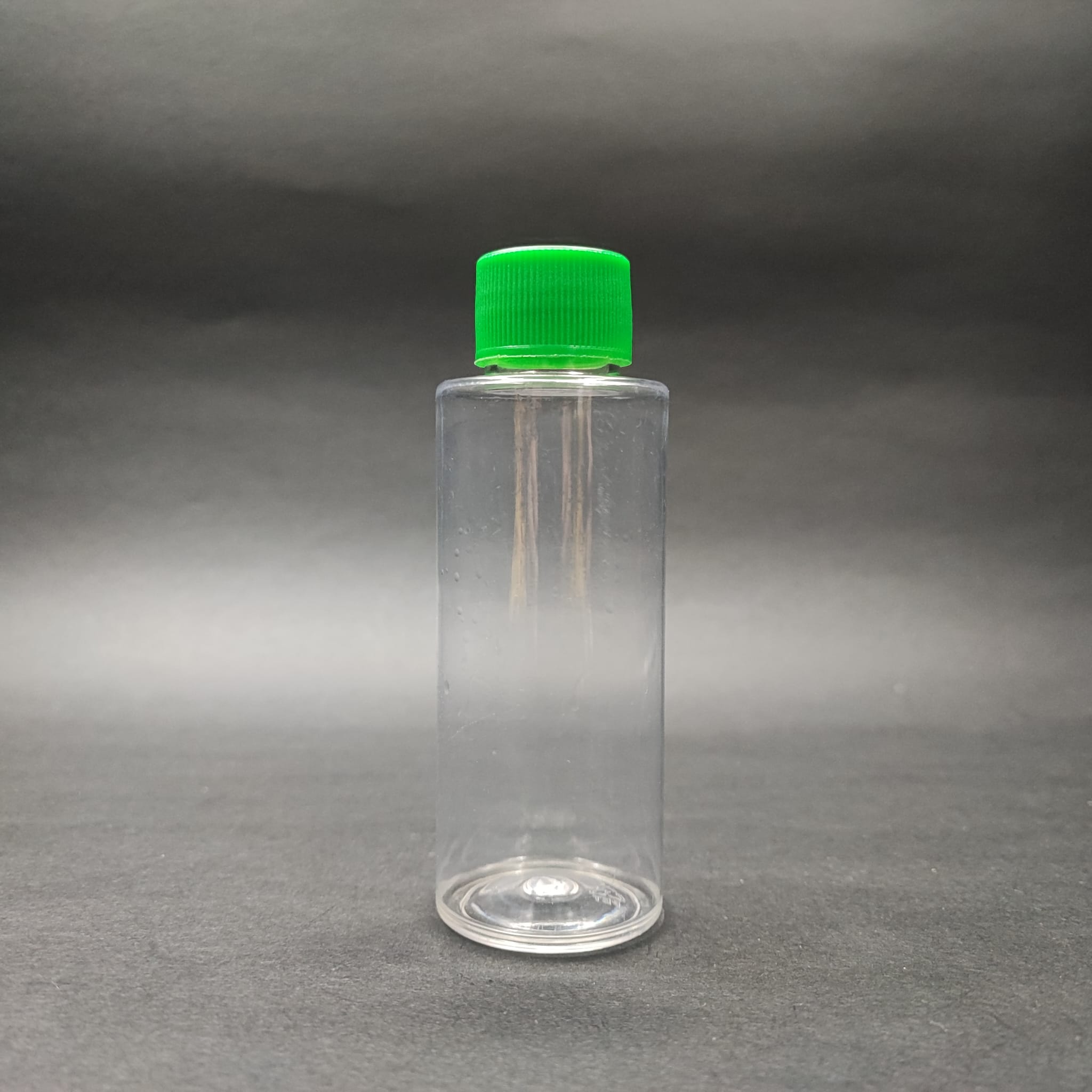 100 CC SERT PET ŞİŞE - CONTALI YEŞİL KAPAKLI - 100 ML KAPAKLI PLASTİK ŞİŞE
