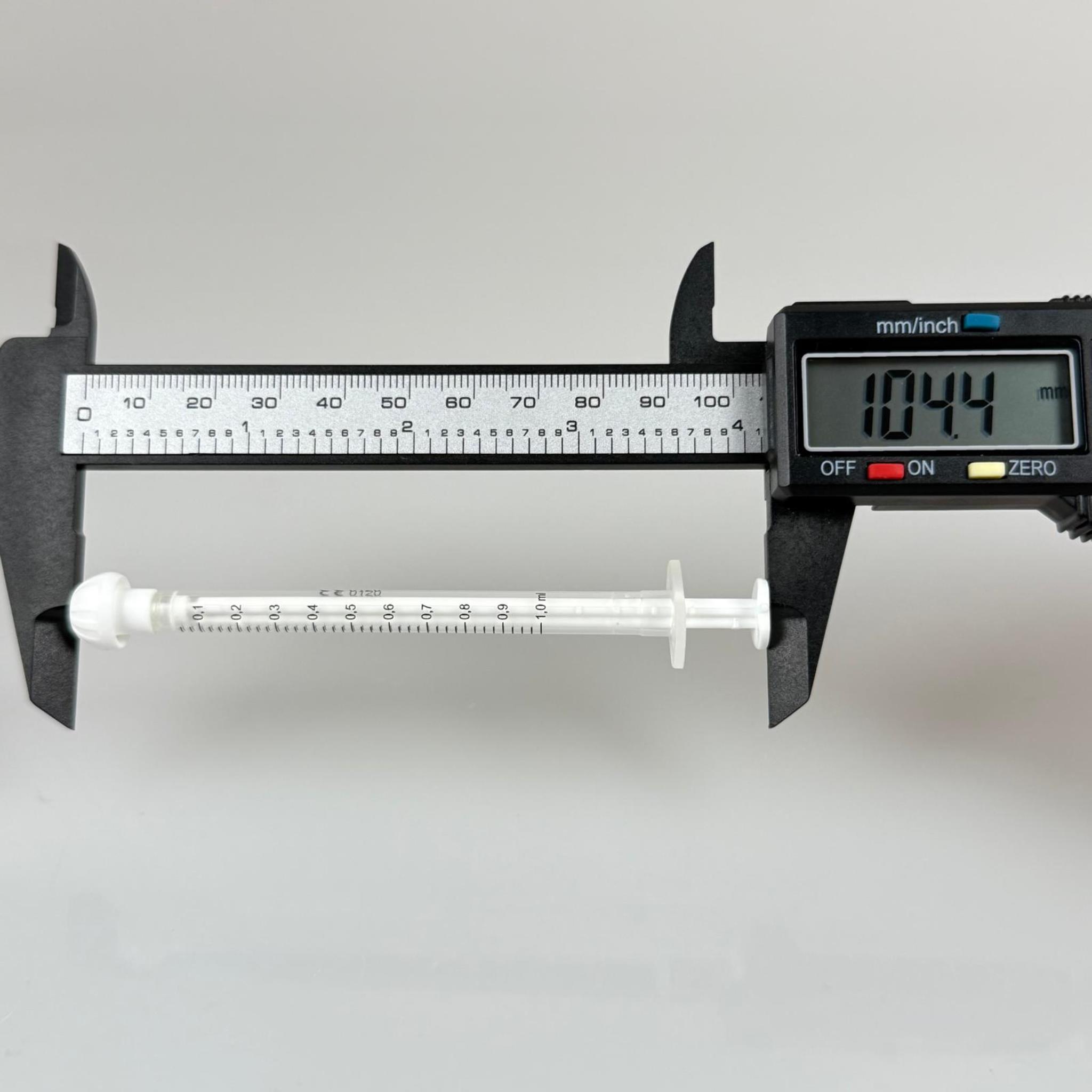 DOZAJ PİPETİ - 1 ML - PLASTİK ENJEKTÖR, ÖLÇÜLÜ ŞURUP ŞIRINGASI, ORAL İLAÇ PİPET (UCU BEYAZ TIPALI)