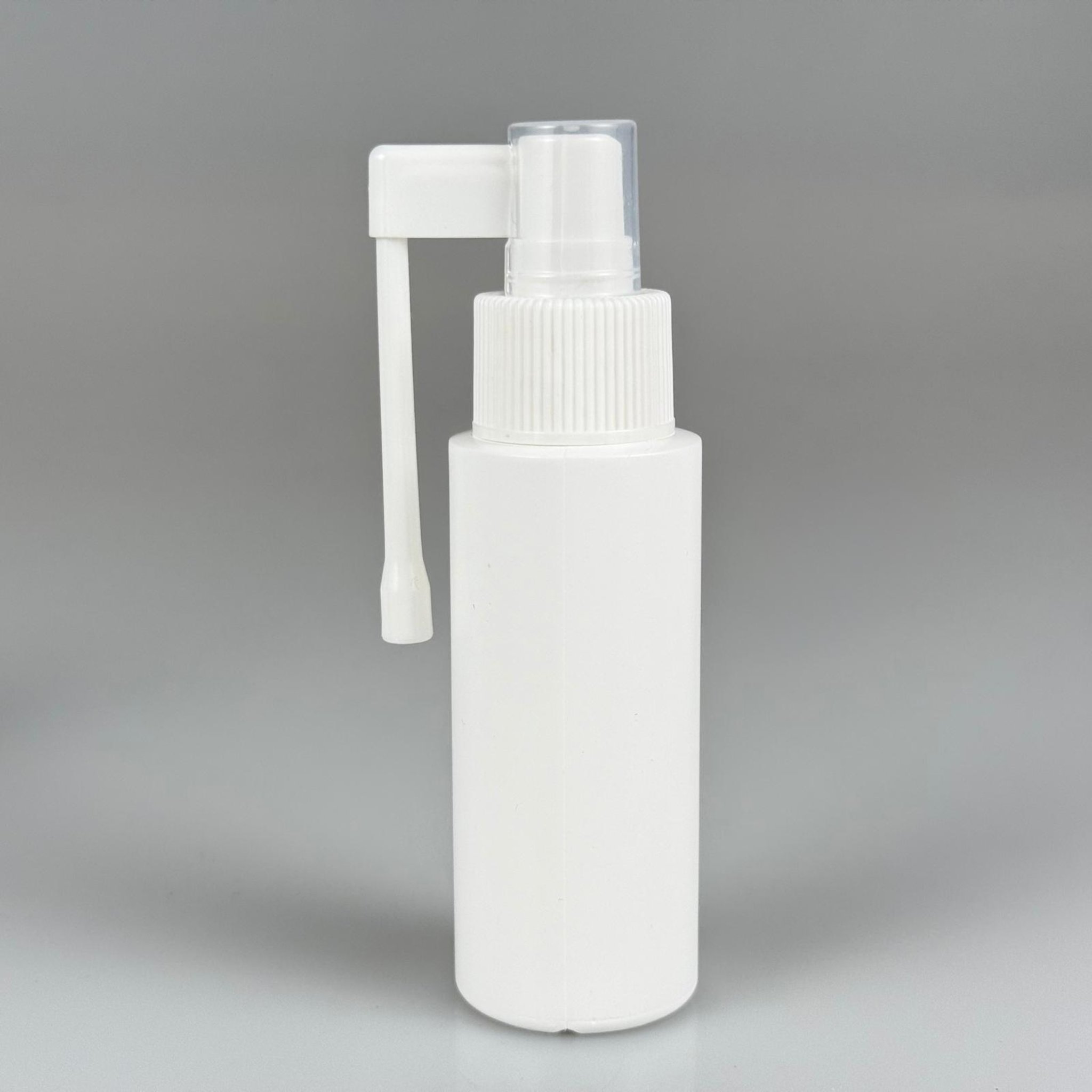 50 CC SİLİNDİR OVAL BOYUNLU KALIN POLİETİLEN ŞİŞE  - ORAL BOĞAZ  SPREYLİ - AĞIZ ÇAPI 24 MM - BEYAZ