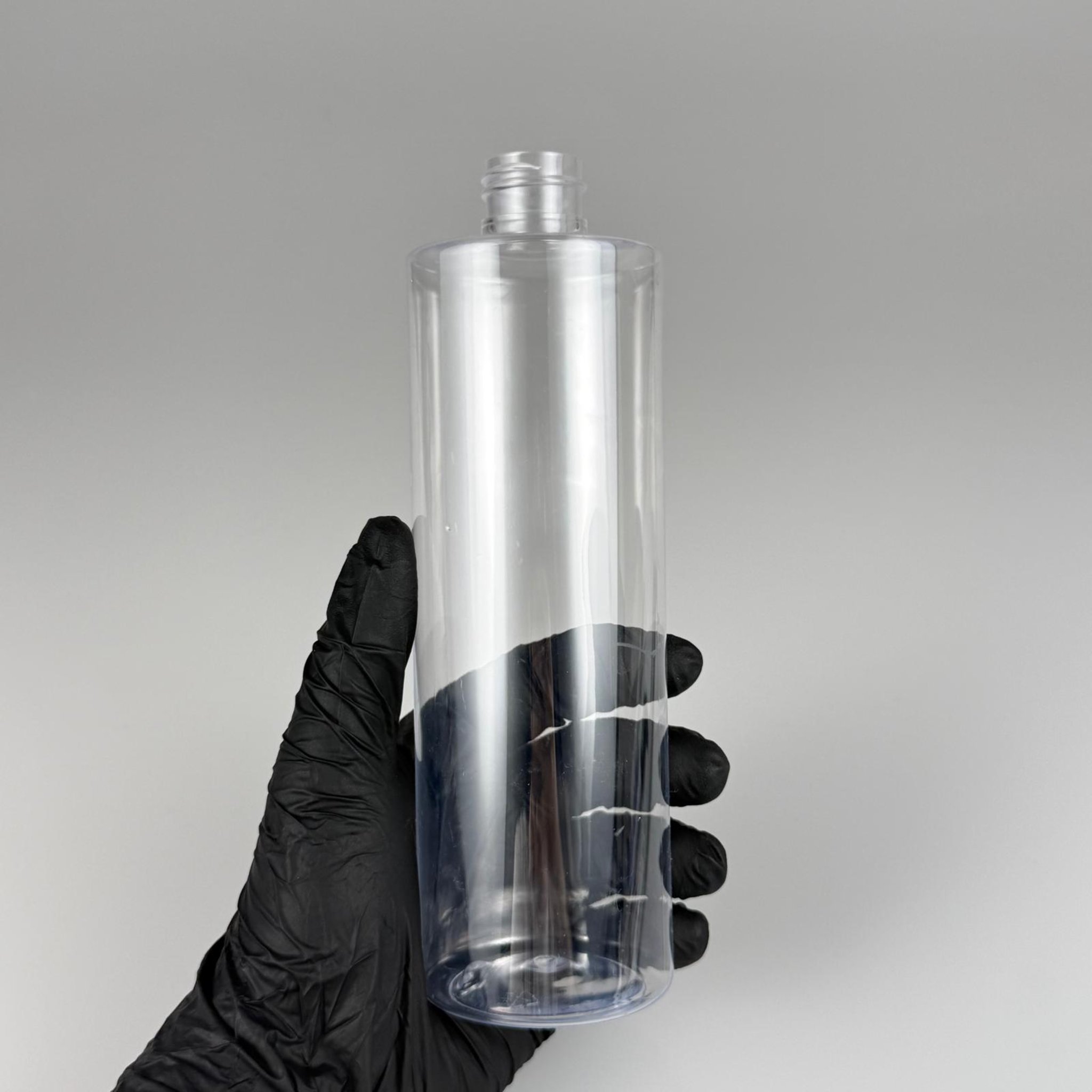400 CC KÜT BOYUNLU SİLİNDİR PET ŞİŞE (30 GR) - KAPAKSIZ 24 AĞIZ - 400 ML PLASTİK ŞİŞE - ŞEFFAF