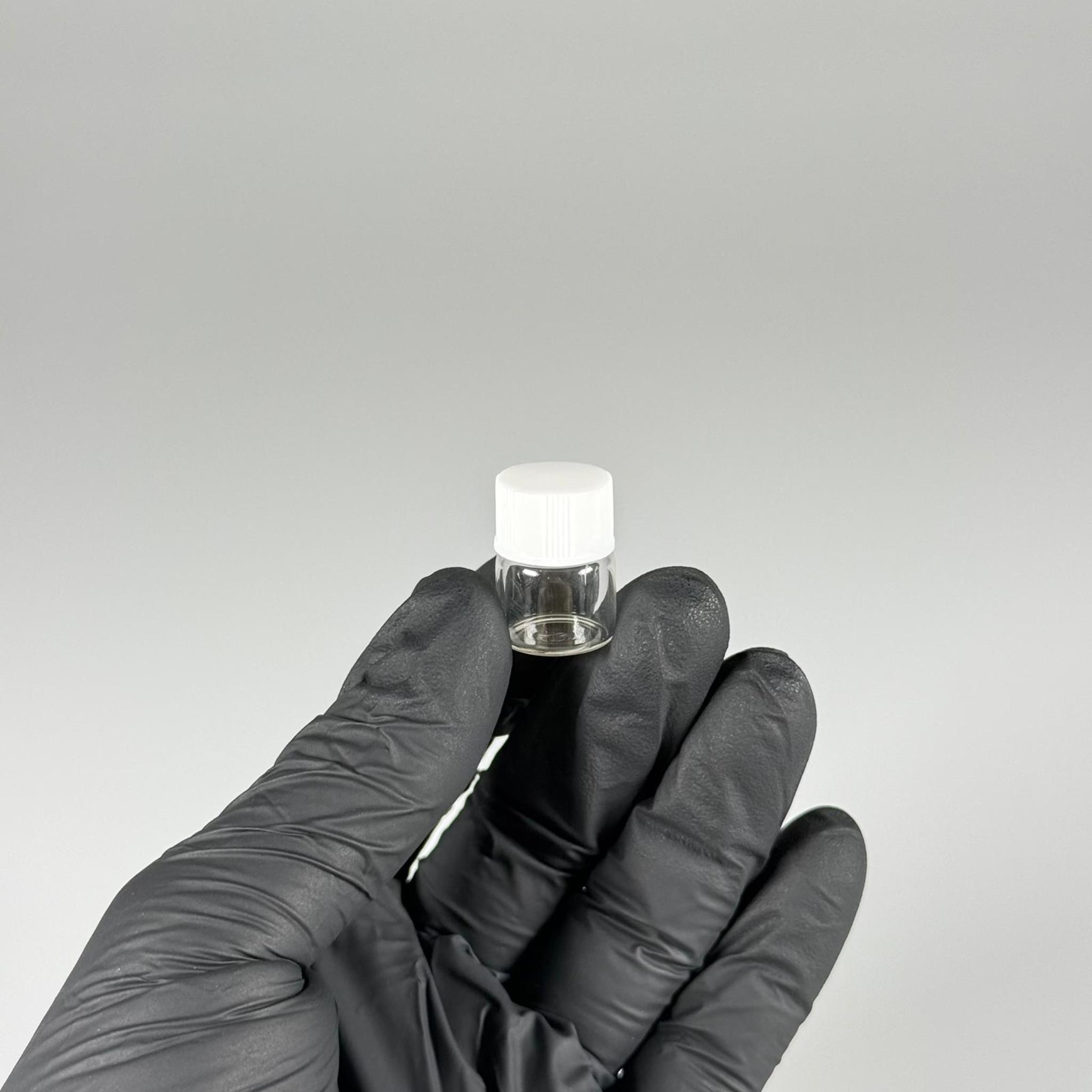 1 CC ŞEFFAF CAM ŞİŞE - BEYAZ KAPAKLI - 1 ML KAPAKLI CAM ŞİŞE