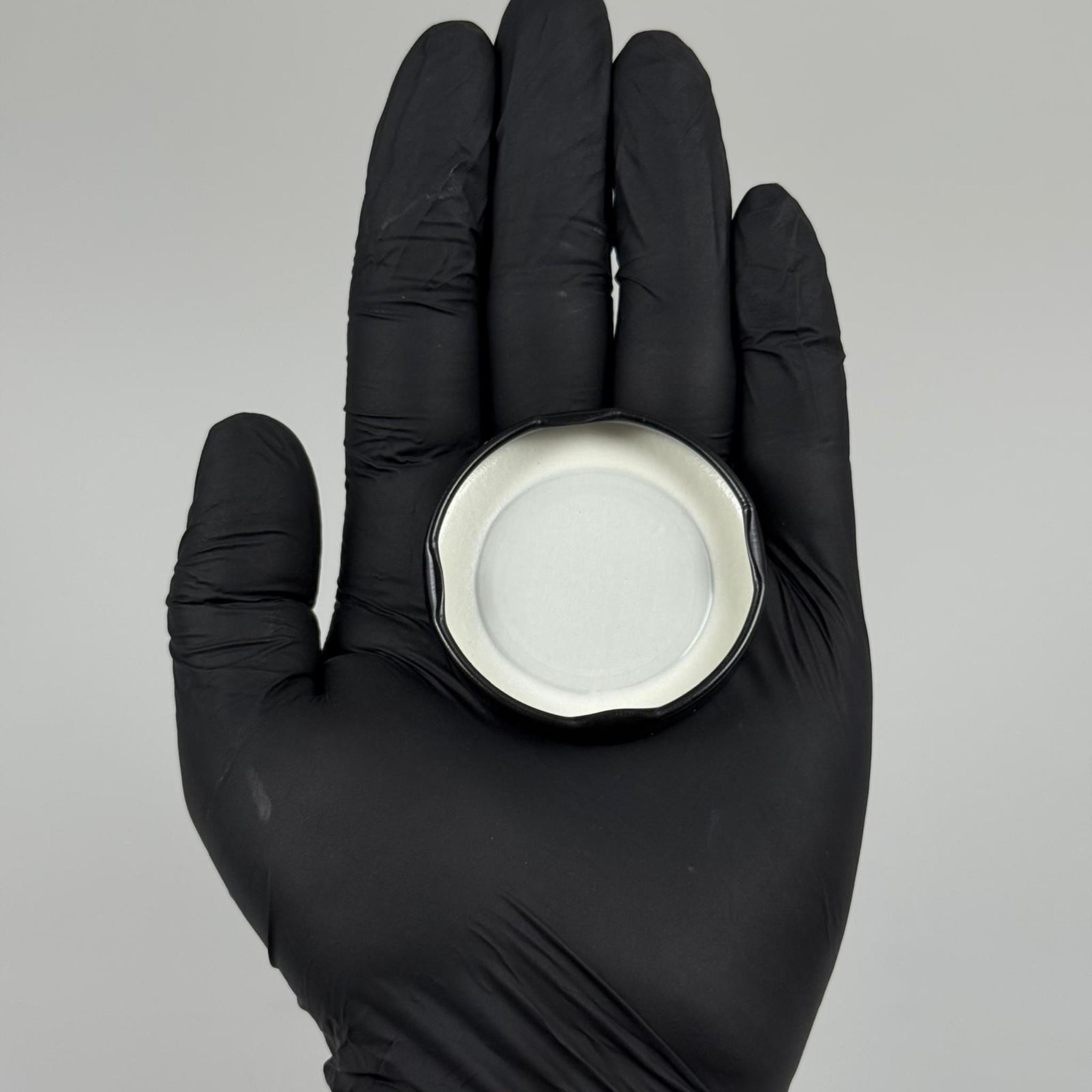 48 MM TWİST-OFF SİYAH METAL KAPAK