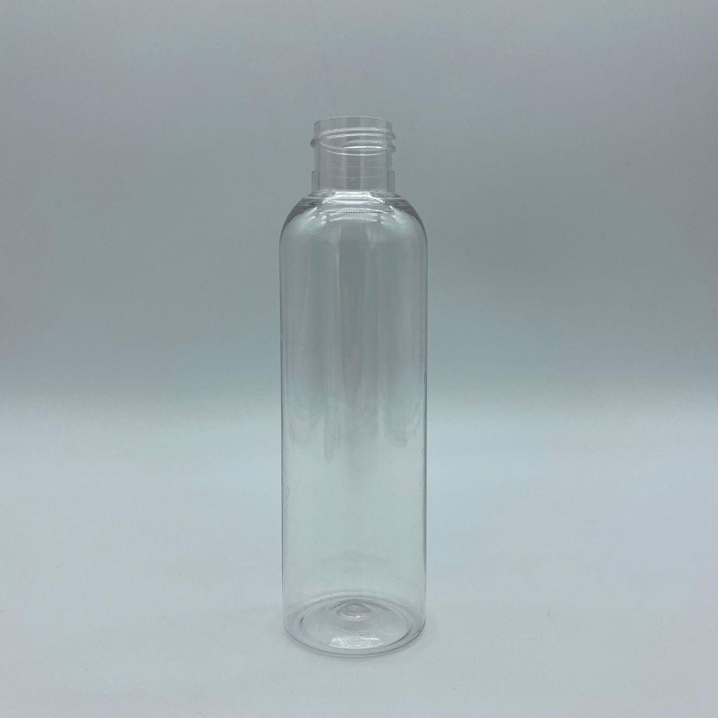 150 CC ŞEFFAF SİLİNDİR OVAL BOYUNLU PET ŞİŞE KAPAKSIZ (24 AĞIZ) - 150 ML PET ŞİŞE