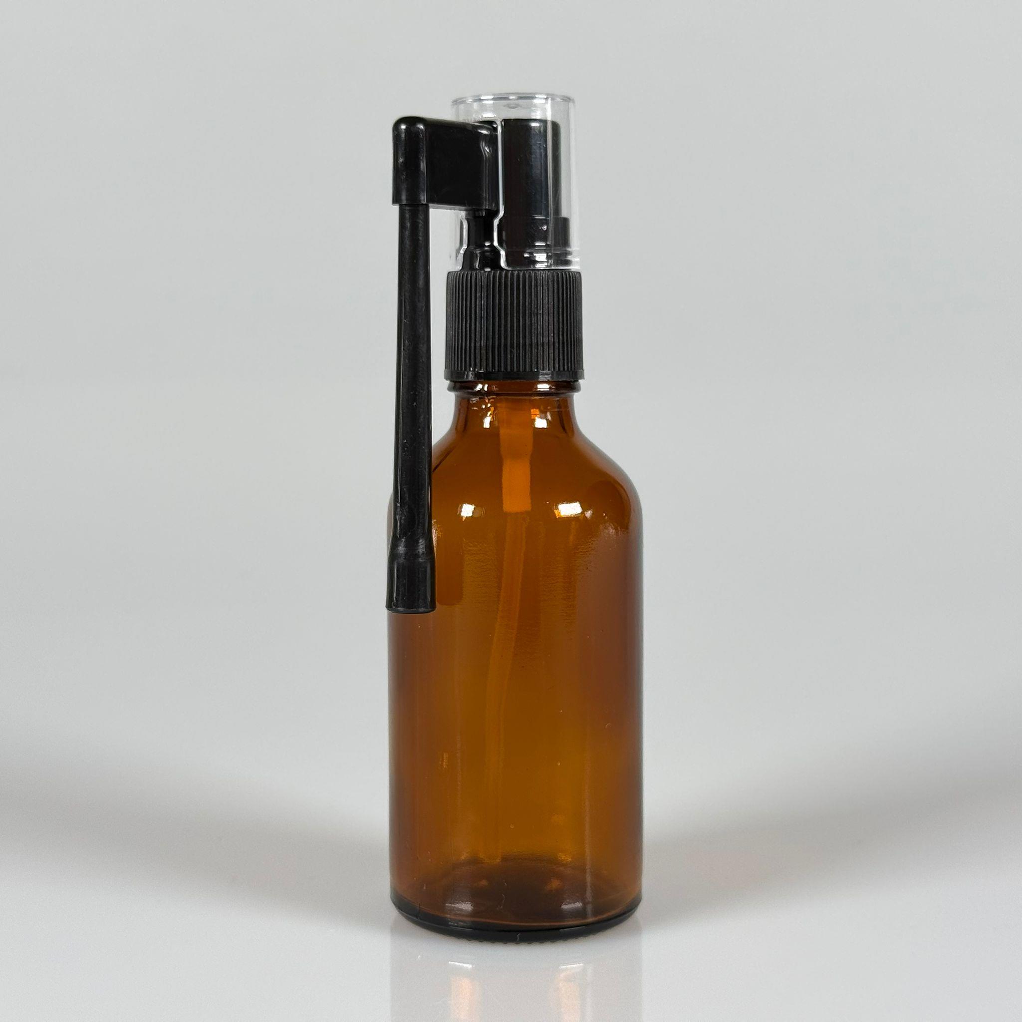 50 ml Farmasötik Plastik Uzun Nozullu Mist Oral Boğaz Spreyli Amber Kahverengi Cam Şişe - 50 CC SİYAH ORAL BOĞAZ SPREYLİ CAM ŞİŞE