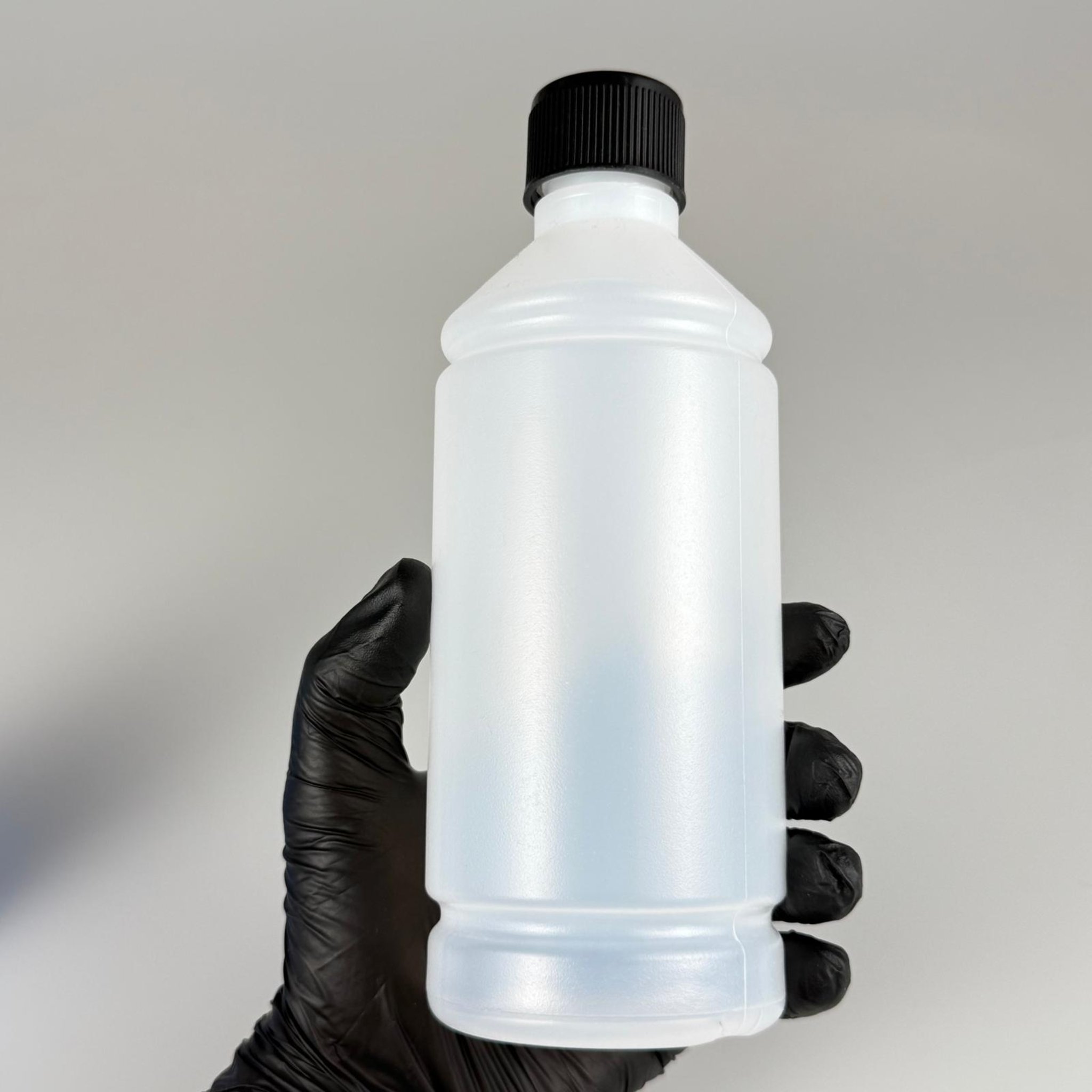 500 CC TİNER ŞİŞESİ - SİYAH ÇOCUK EMNİYET KİLİTLİ KAPAKLI - 500 ML KİMYASALA DAYANIKLI PLASTİK ŞİŞE - 0,5 LT POLİETİLEN ŞİŞE