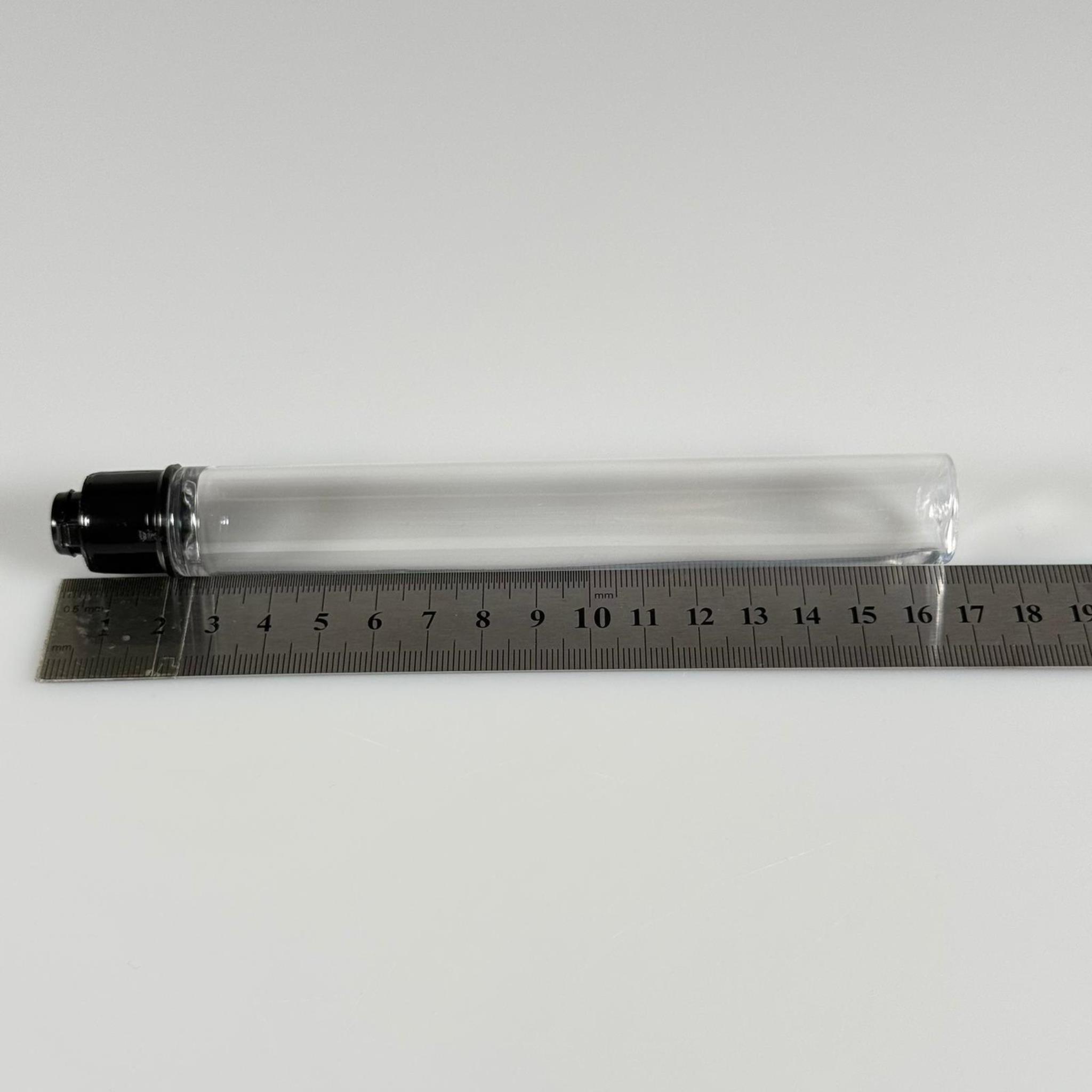 16 CM TÜP - 45 CC UZUN İNCE PET ŞİŞE - SİYAH AKITICI FLİPTOP KAPAKLI TAKIM - UZUN PLASTİK DAMLATMA ŞİŞESİ
