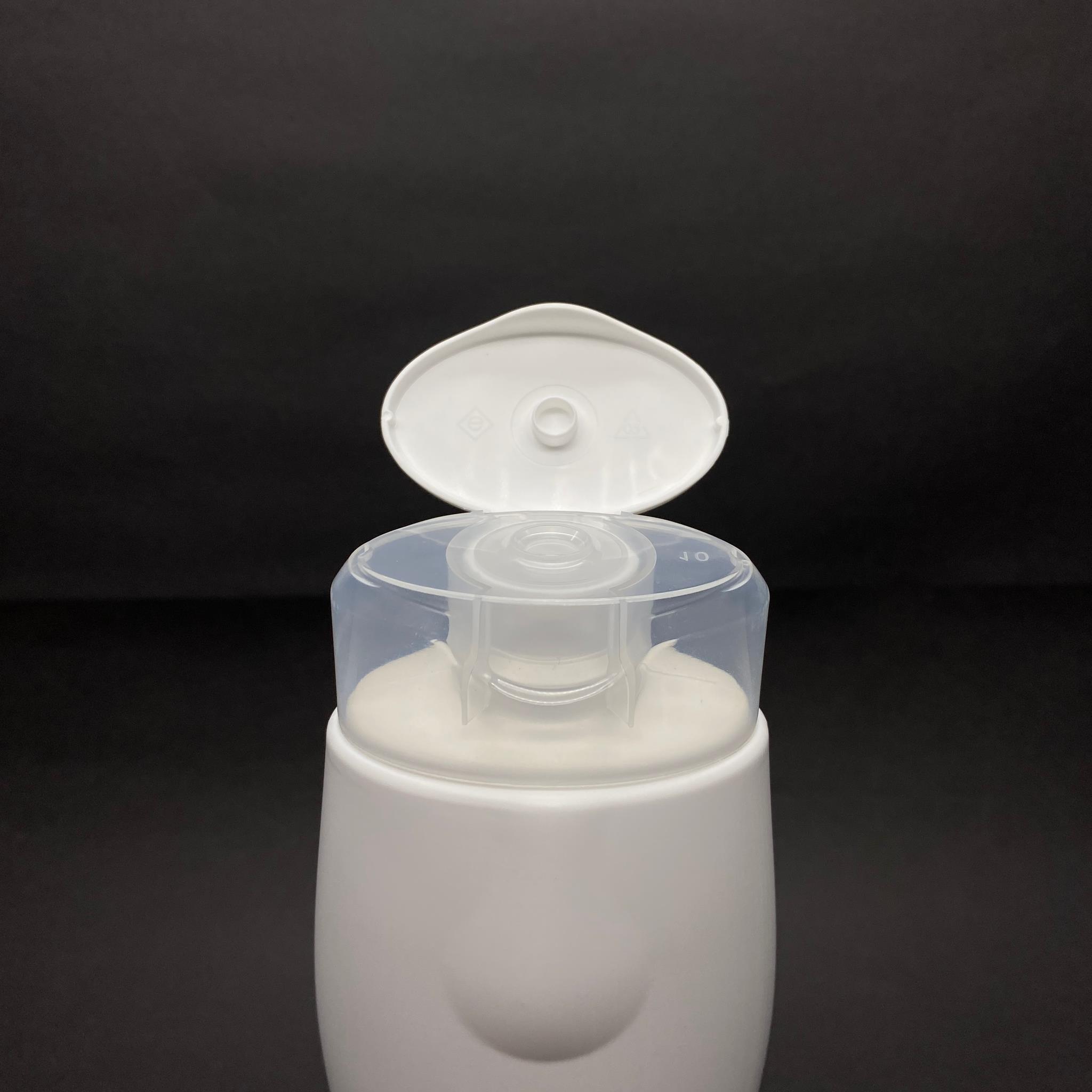 450 CC ŞAMPUAN ŞİŞESİ - BEYAZ - KAPAKLI -  400 ML BOŞ ŞAMPUAN ŞİŞESİ - POLİETİLEN - KOZMETİK AMBALAJ