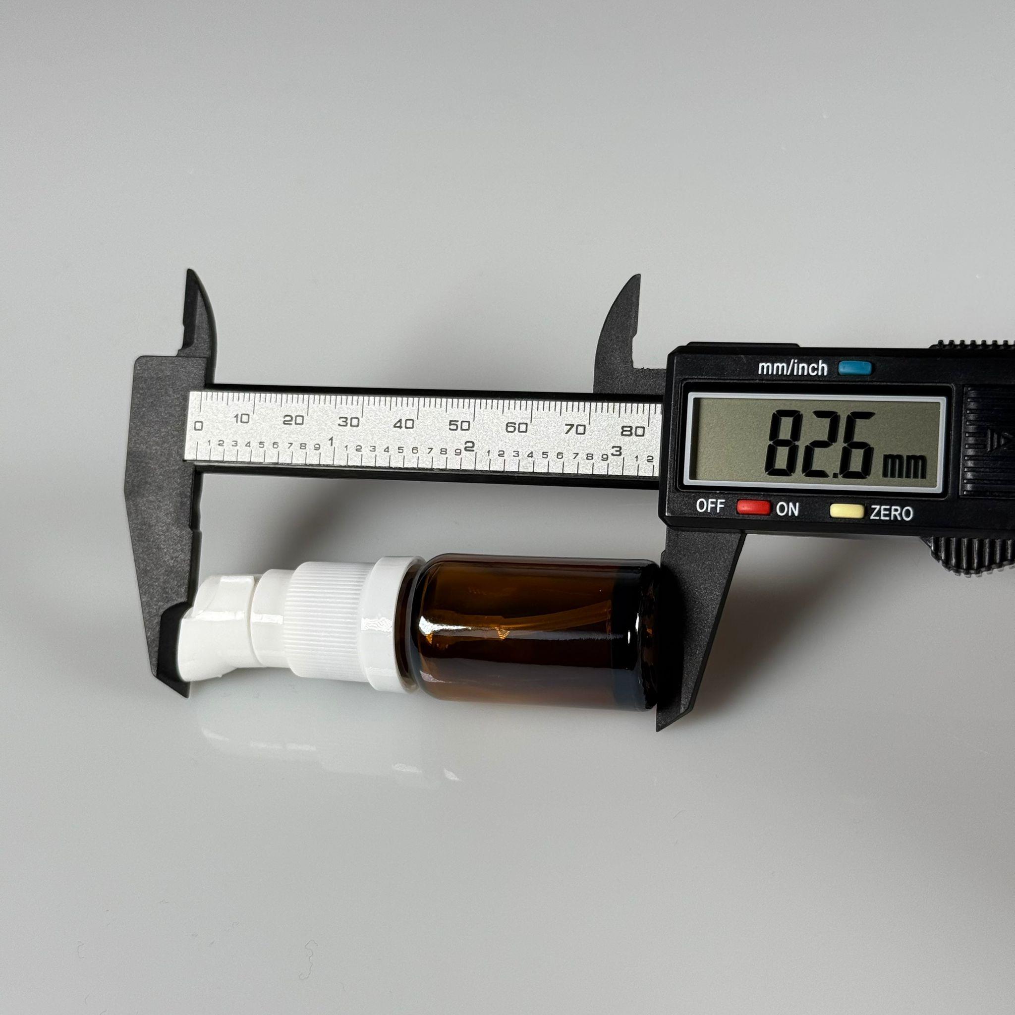 10 CC AMBER CAM ŞİŞE - SIZDIRMAZ ETEKLİ BEYAZ LOSYON POMPALI TAKIM - 10 ML LOSYON ŞİŞESİ - YAĞ, KREM GİBİ YOĞUN KIVAMLI SIVILAR İÇİN CAM AMBALAJ