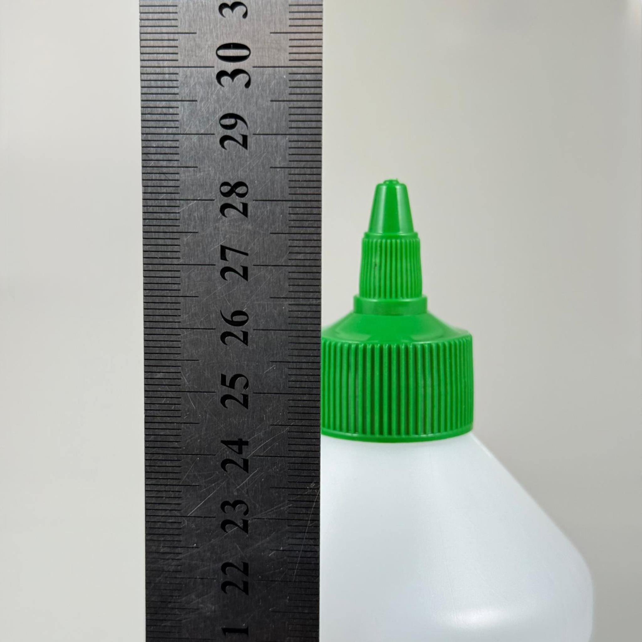 ZEYTİNYAĞI, SOS, ACI SOS, SİRKE, SRIRACHA VB BOŞ ŞİŞELERİ - YEŞİL SİVRİ TWİST AKITICI KAPAK + 1000 ML NATÜREL POLİETİLEN UZUN PLASTİK ŞİŞE TAKIM