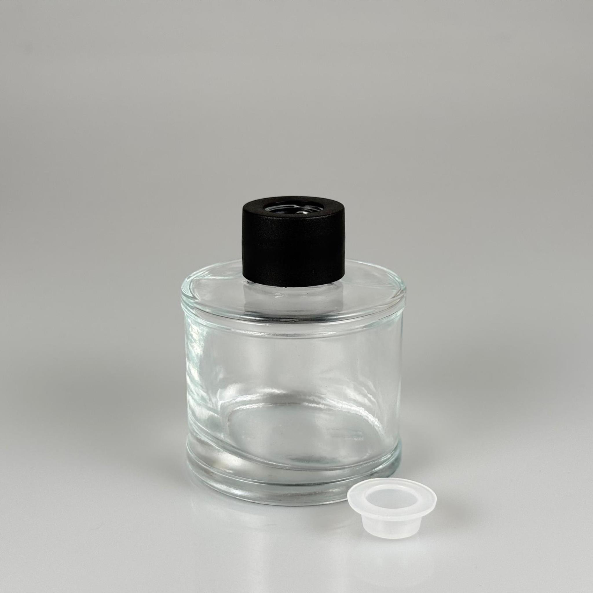 100 CC SİLİNDİR OVAL YUVARLAK MODEL BAMBU CAM BAMBU ODA KOKUSU ŞİŞESİ - 100 ML BAMBU ODA KOKUSU ŞİŞESİ - DİFÜZÖR ŞİŞE- CAM ŞİŞE + SİYAH KAPAK + TIPA