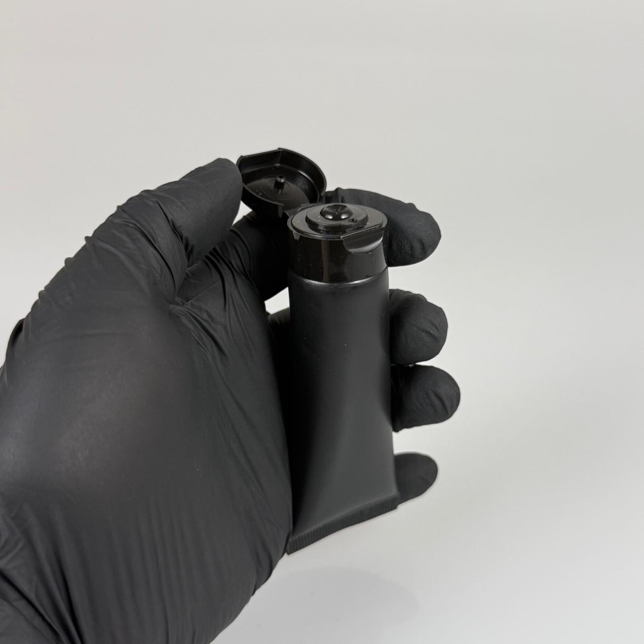 KOZMETİK İÇİN SİYAH BOŞ KREM TÜPÜ FLİPTOP KAPAKLI - 30 ML - MERHEM TÜPÜ - PLASTİK MANÜEL DOLDURULABİLİR BOŞ TÜP - LİPGLOSS TÜP - DUDAK PARLATICISI TÜPÜ - BAL DOLUMU İÇİN PLASTİK TÜP