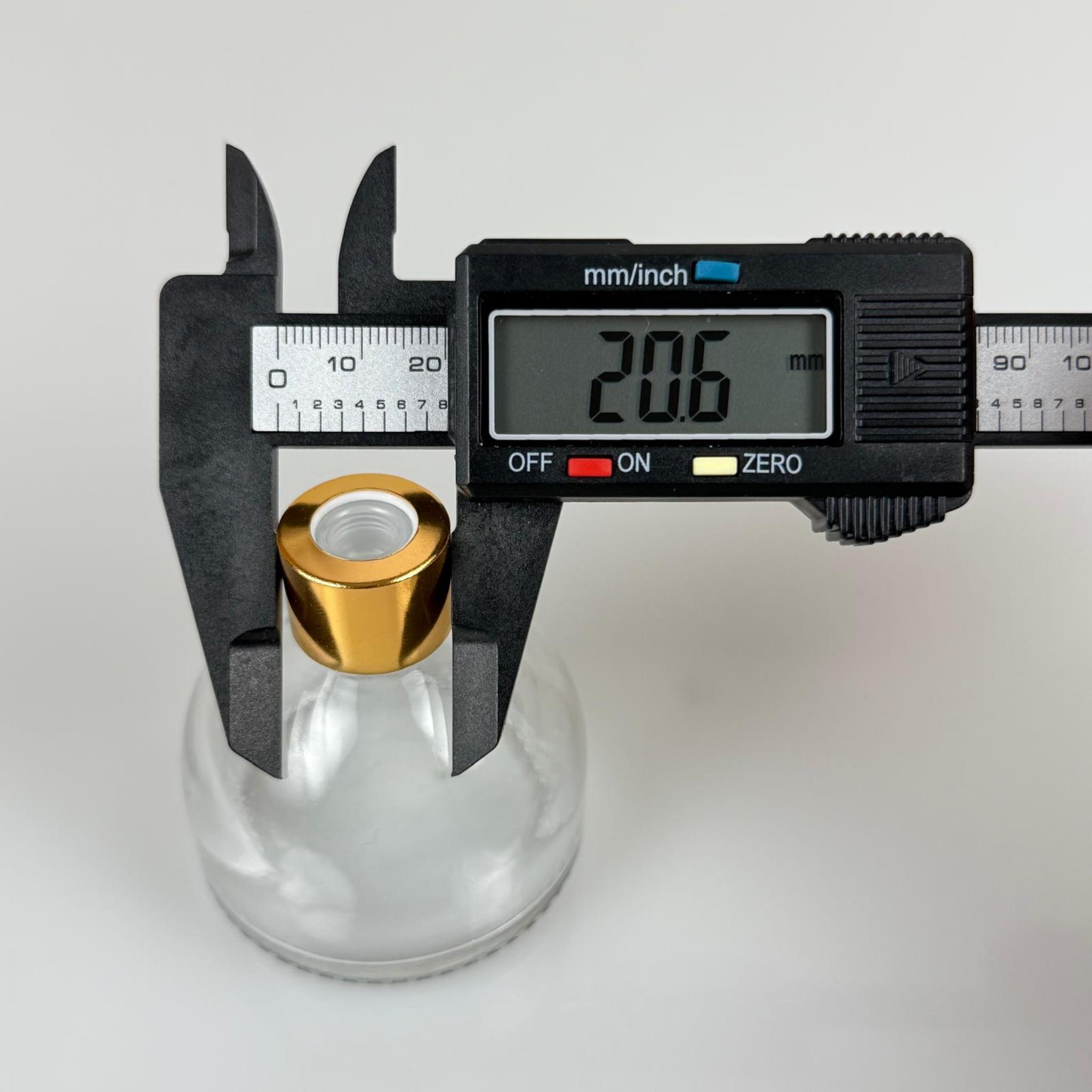 KUBBE MODEL CAM BAMBU ODA KOKUSU ŞİŞESİ + METAL GOLD KAPAK + TIPA + 3 ADET FİBER BAMBU ÇUBUK - 50 ML SET TAKIM - HEDİYELİK PROMOSYON DİFFUSER ŞİŞELERİ