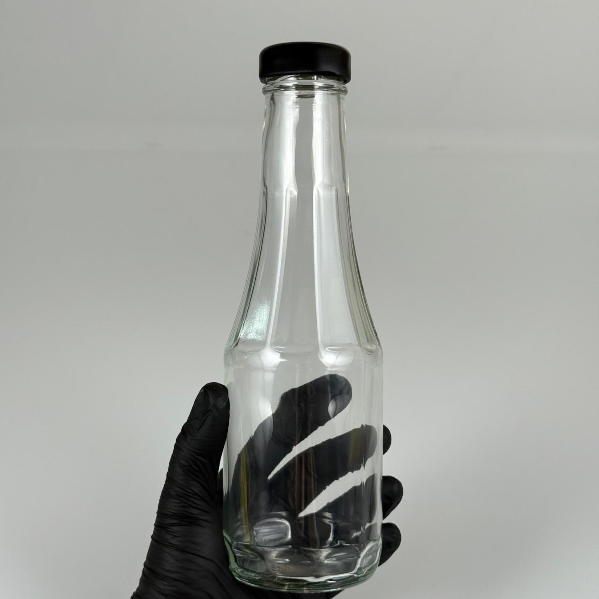 500 CC PAŞABAHÇE CAM ŞİŞE - SİYAH METAL KAPAKLI - 500 ML CAM ŞİŞE - KONSERVEYE, SICAK DOLUMA, SİRKE YAPIMINA UYGUN CAM ŞİŞE