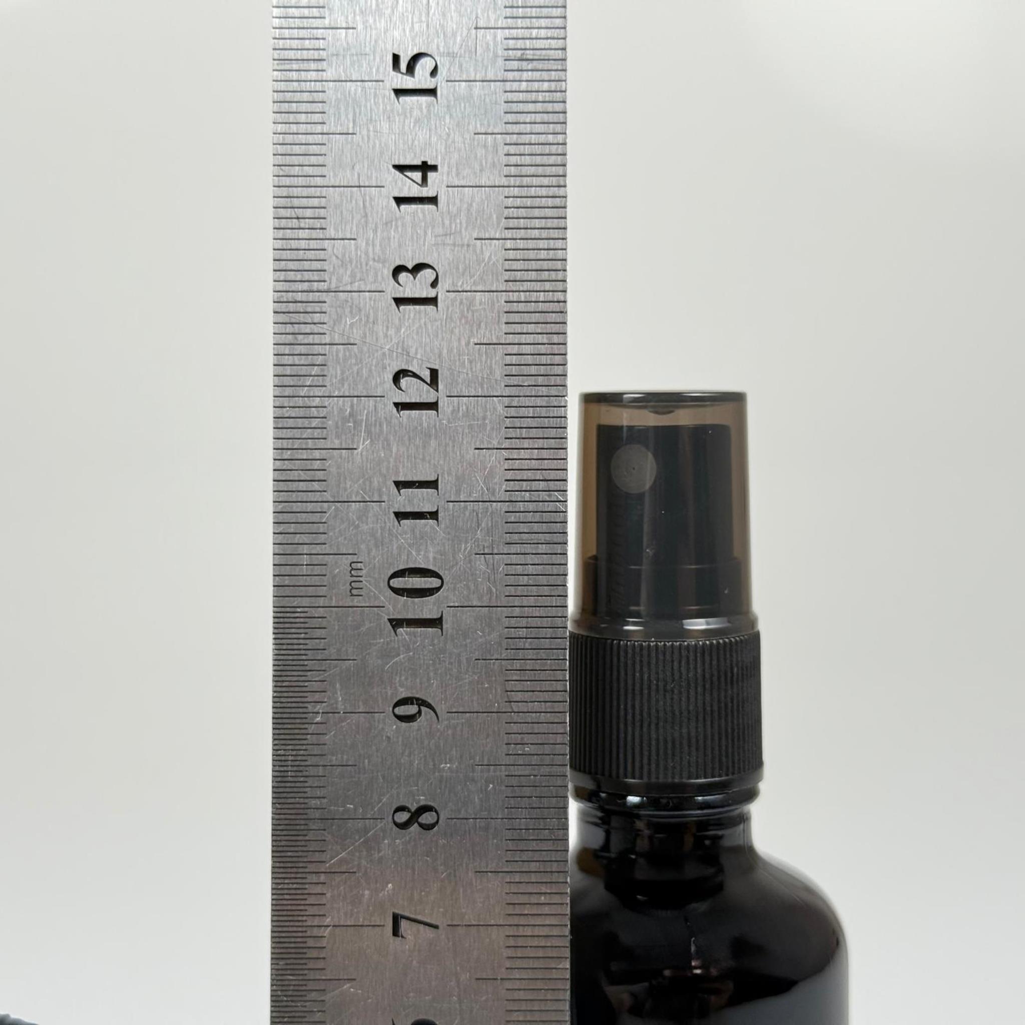 50 CC SİYAH CAM ŞİŞE SİYAH SPREYLİ TAKIM - 50 ML PARFÜM ŞİŞESİ