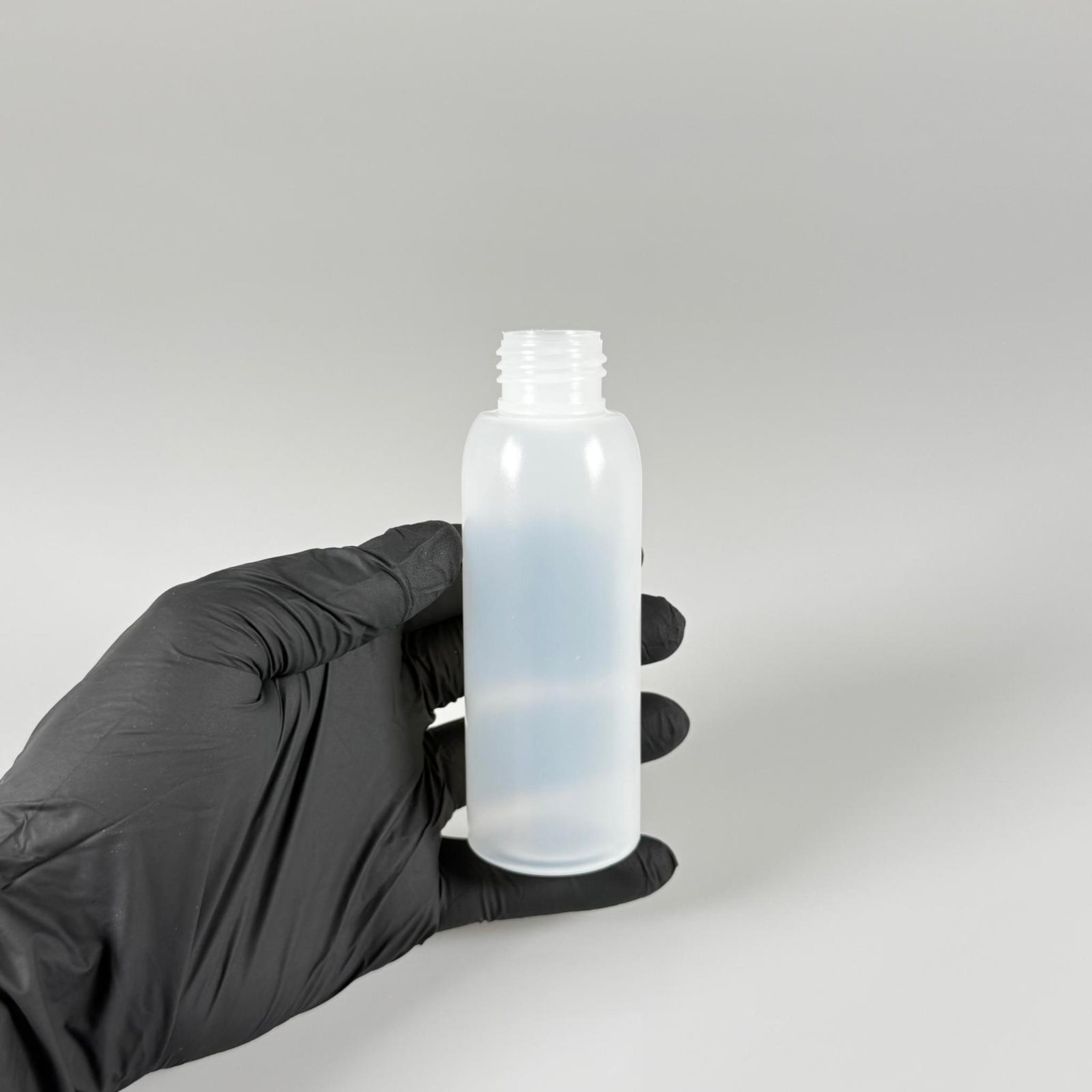 100 ML SIKILABİLİR YUMUŞAK PE PLASTİK ŞİŞE - 24 AĞIZ KAPAKSIZ - 100 cc sos, yağ, kartuş, mürekkep vb için boş şişeler