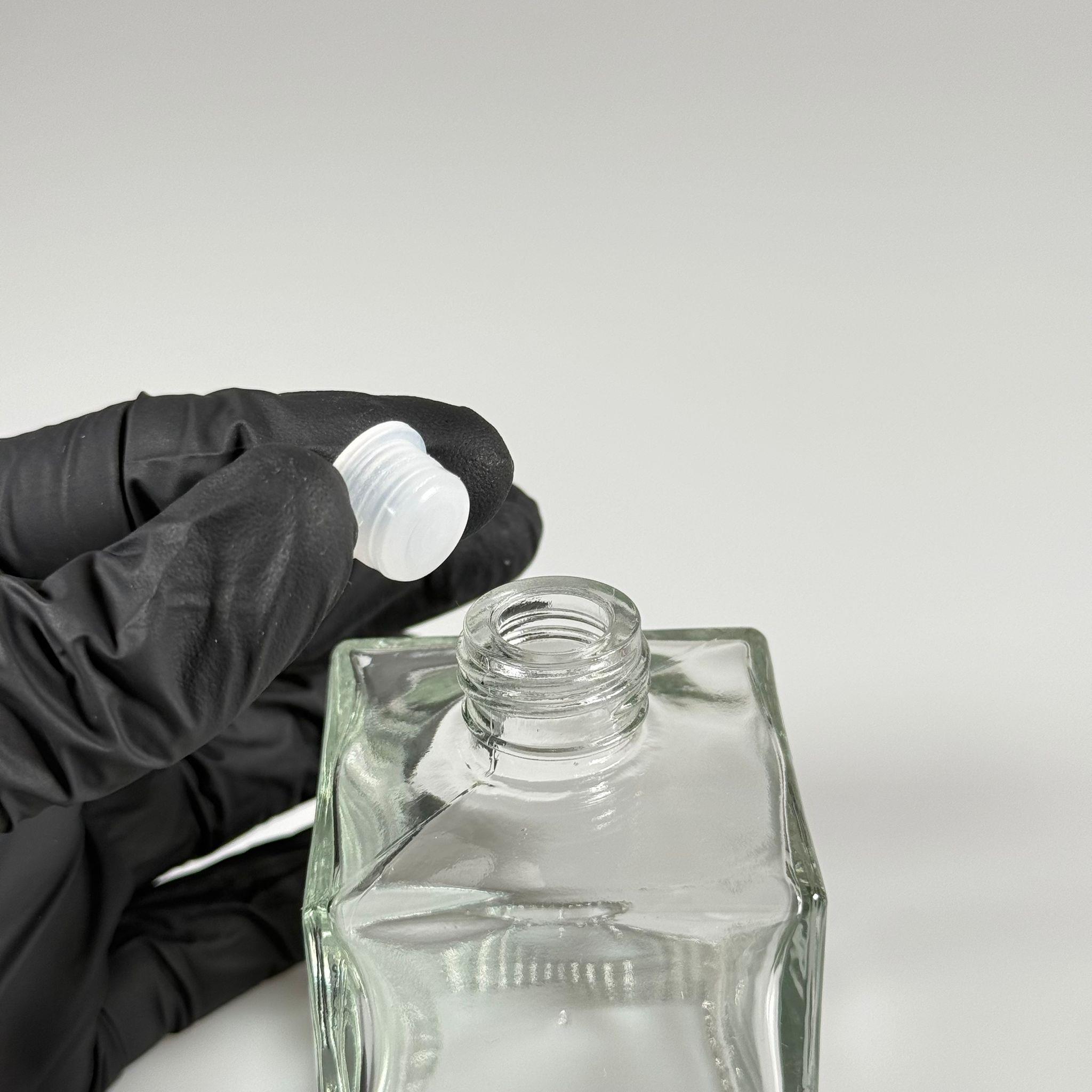 100 CC KARE BAMBU CAM BAMBU ODA KOKUSU ŞİŞESİ - 100 ML KÖŞELİ BAMBU ODA KOKUSU ŞİŞESİ - DİFÜZÖR ŞİŞE- CAM ŞİŞE + GÜMÜŞ PLASTİK KAPAK + TIPA - YENİ MODEL