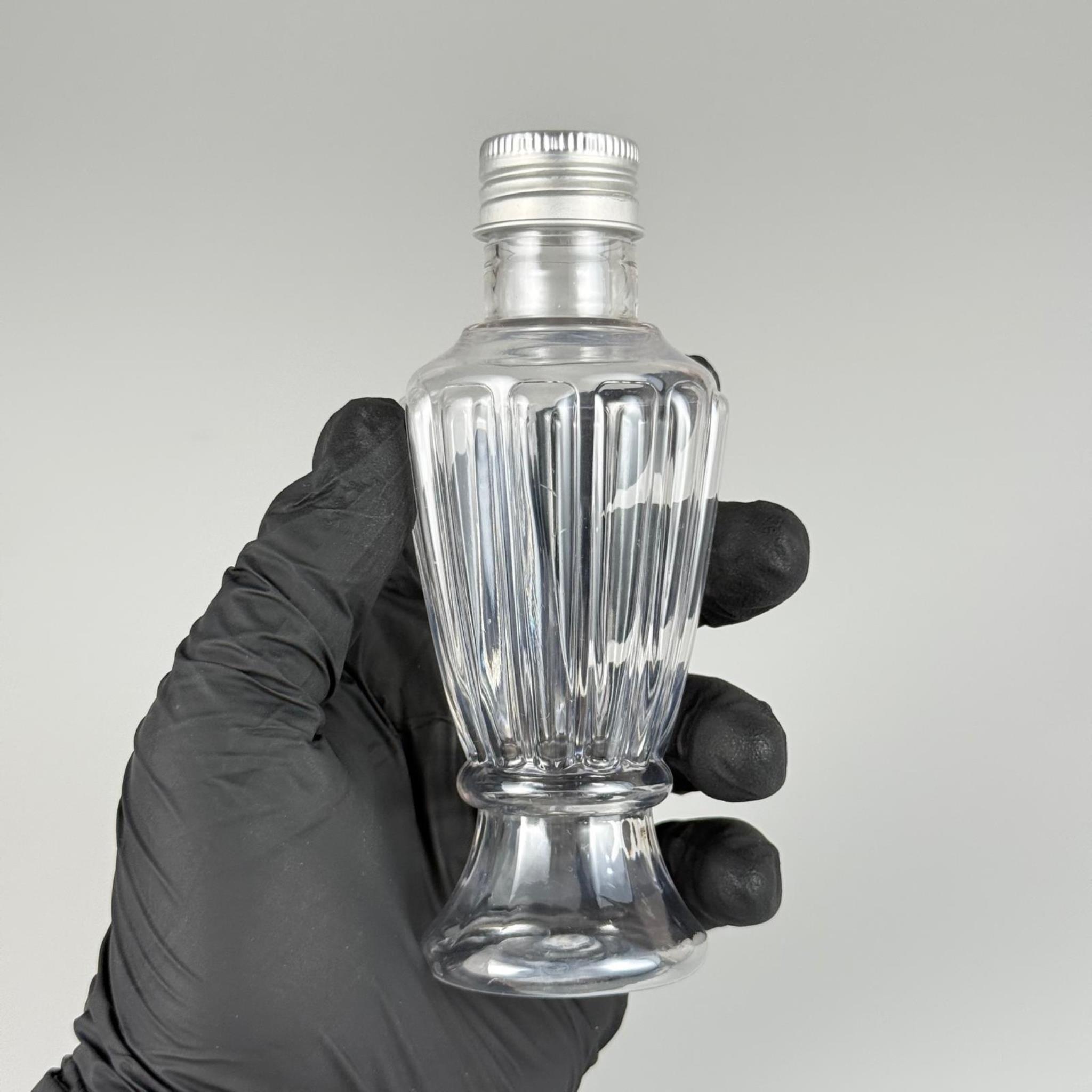 100 CC CAMPET VAZO HÜRREM KOLONYA ŞİŞESİ (24 AĞIZ) + KÖPÜK CONTALI GÜMÜŞ METAL ALÜMİNYUM KAPAKLI + KOLONYA TIPALI TAKIM - 100 ML KAPAKLI PLASTİK ŞİŞELER