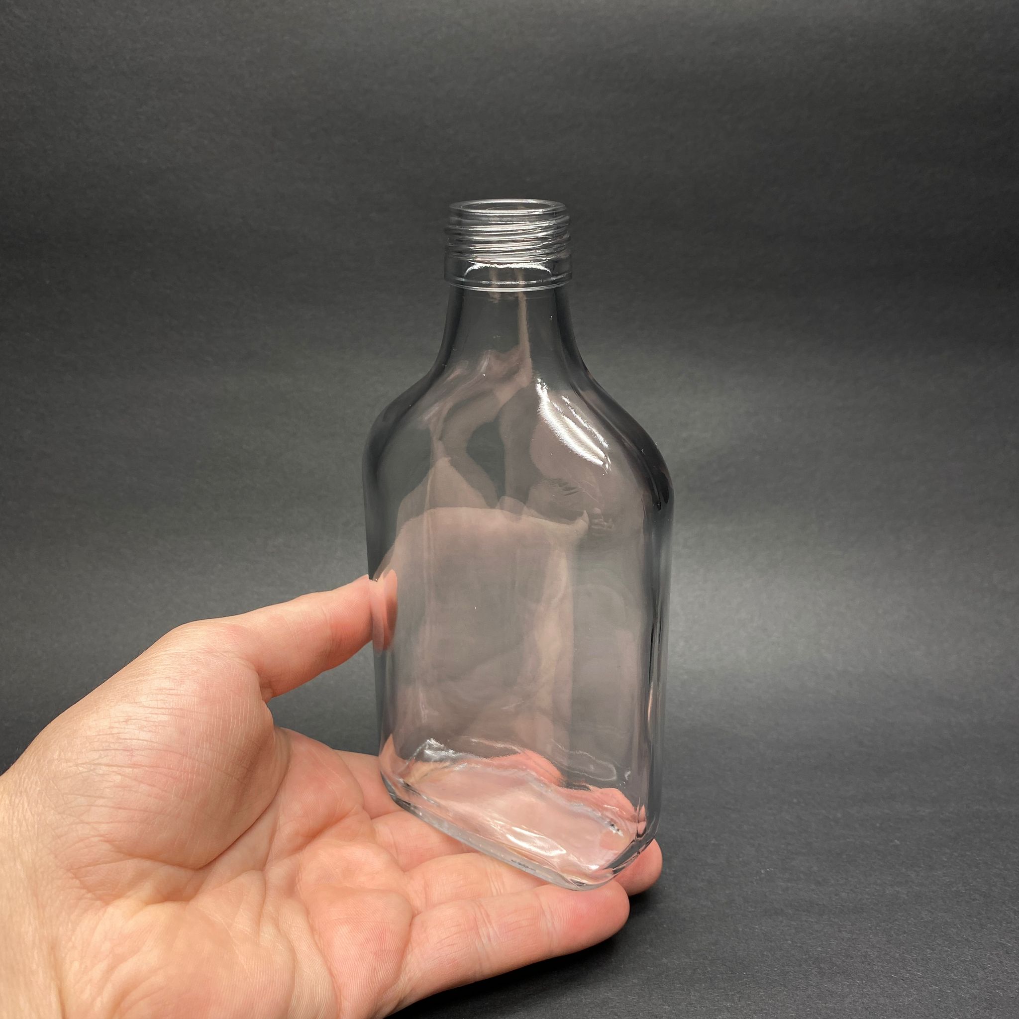 200 CC YASSI CAM COLD BREW ŞİŞE - SOĞUK KAHVE ŞİŞESİ - KAPAKSIZ (28 AĞIZ) - 200 ML YASSI CAM ŞİŞE