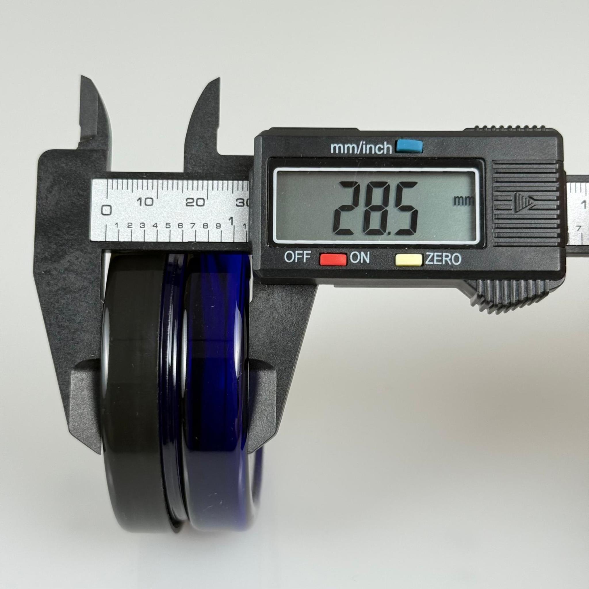 50 ML SERT PET KAVANOZ + SİYAH PLASTİK KAPAK + İÇ TIPA - 50 CC KALIN MAVİ PLASTİK KAVANOZ SİYAH PLASTİK KAPAKLI İÇ TIPALI TAKIM - KREM KAVANOZLARI