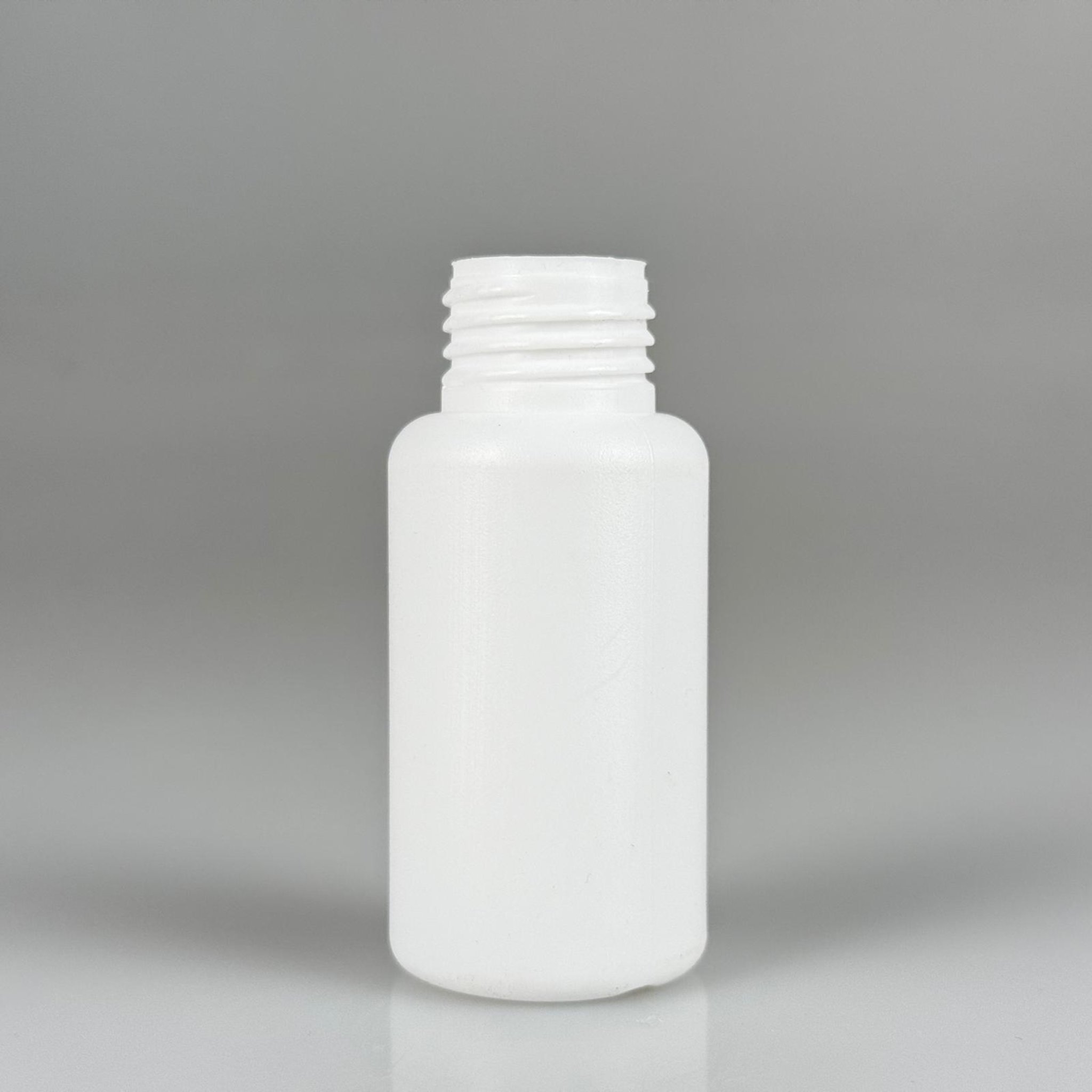 50 CC BEYAZ POLİETİLEN PLASTİK ŞİŞE - 24 AĞIZ KAPAKSIZ - 50 ML BEYAZ PLASTİK ŞİŞE