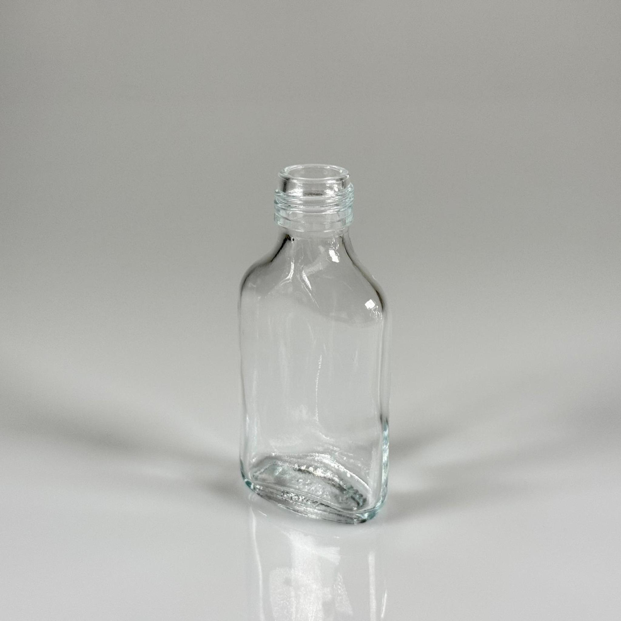 50 CC YASSI CAM COLD BREW ŞİŞE - SOĞUK KAHVE ŞİŞESİ -  KAPAKSIZ (24 AĞIZ) - 50 ML YASSI CAM ŞİŞE