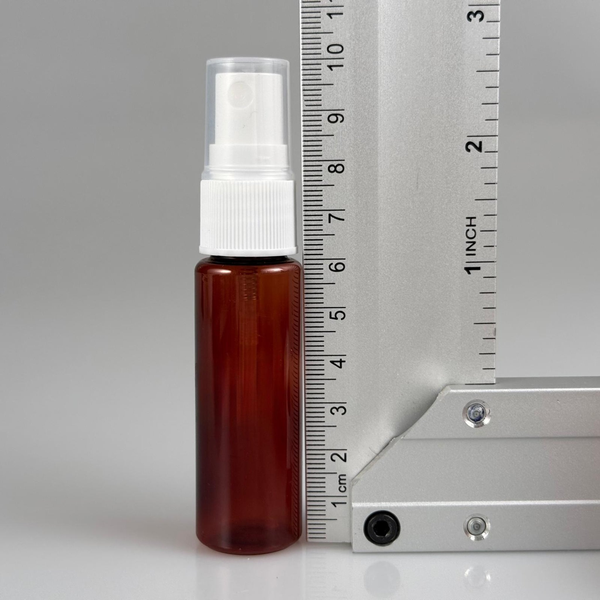 20 CC AMBER PET ŞİŞE - BEYAZ SPREYLİ TESTER 20 ML PLASTİK ŞİŞE