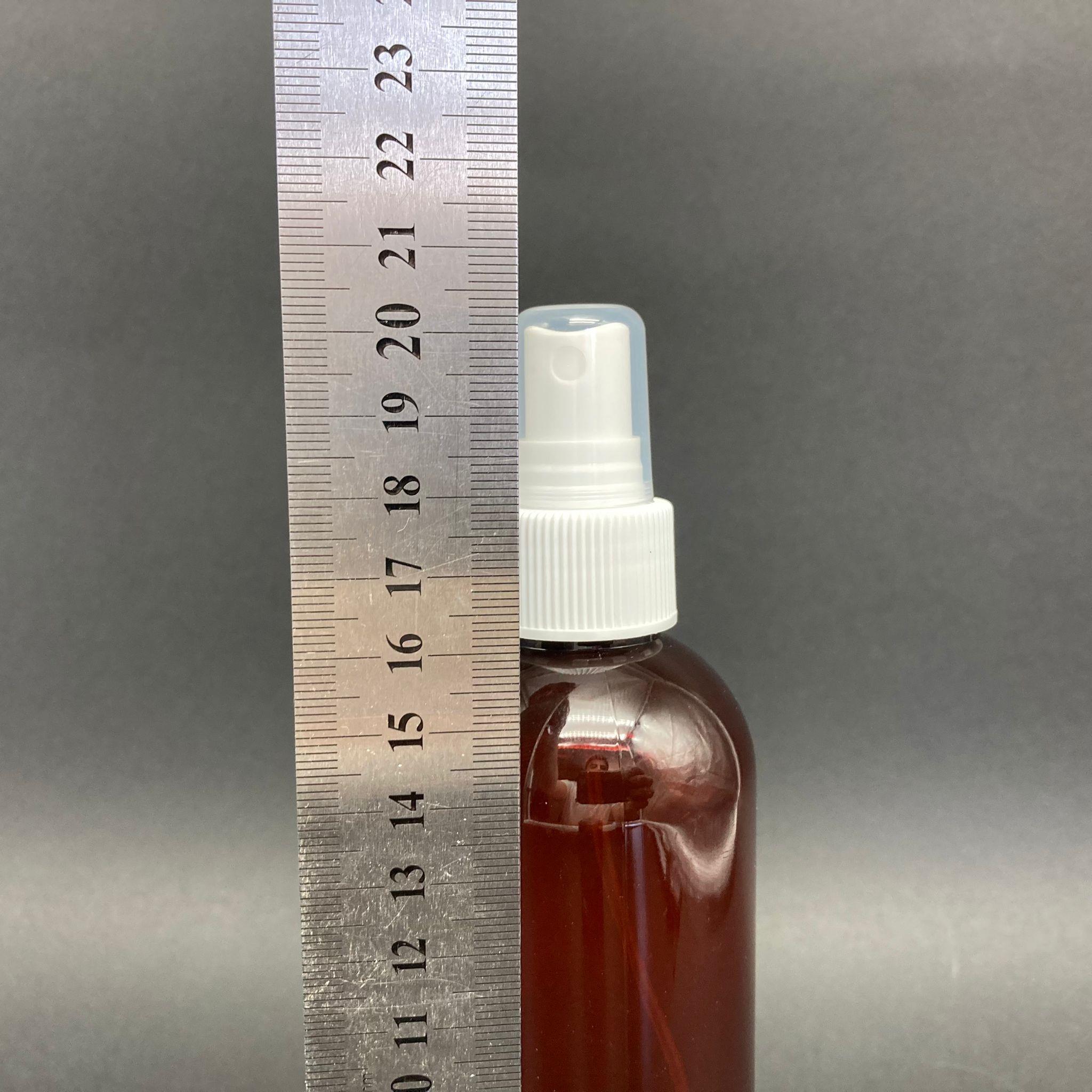 250 CC KAHVERENGİ PET ŞİŞE - BEYAZ SPREYLİ - 250 ML SPREYLİ PLASTİK ŞİŞE