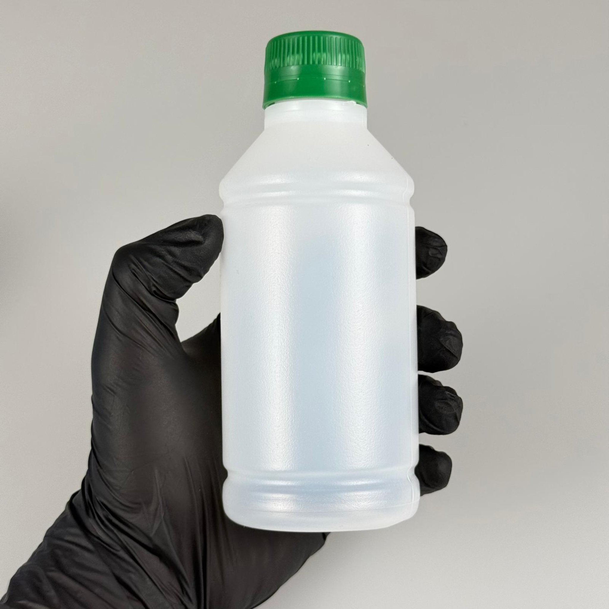 250 CC TİNER ŞİŞESİ - YEŞİL KİLİTLİ KAPAKLI - 250 ML KİMYASALA DAYANIKLI PLASTİK ŞİŞE - 0,25 LT POLİETİLEN ŞİŞE