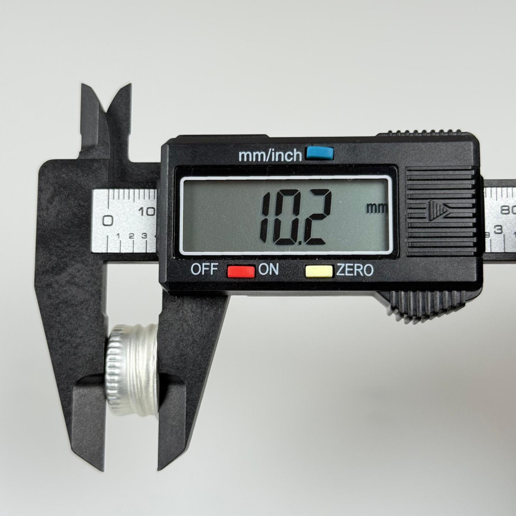 18 MM VİDALI GÜMÜŞ ALÜMİNYUM KAPAK