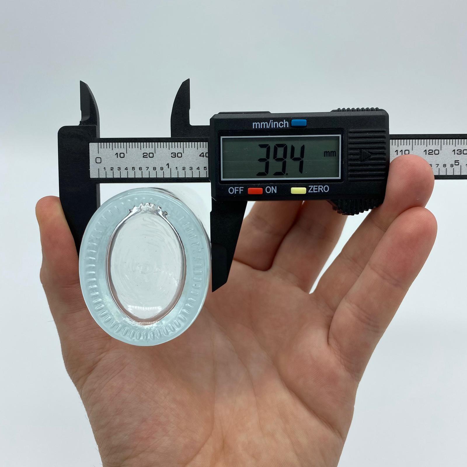 100 CC ŞEFFAF CAM OVAL PARFÜM ŞİŞESİ KAPAKSIZ (24 AĞIZ)