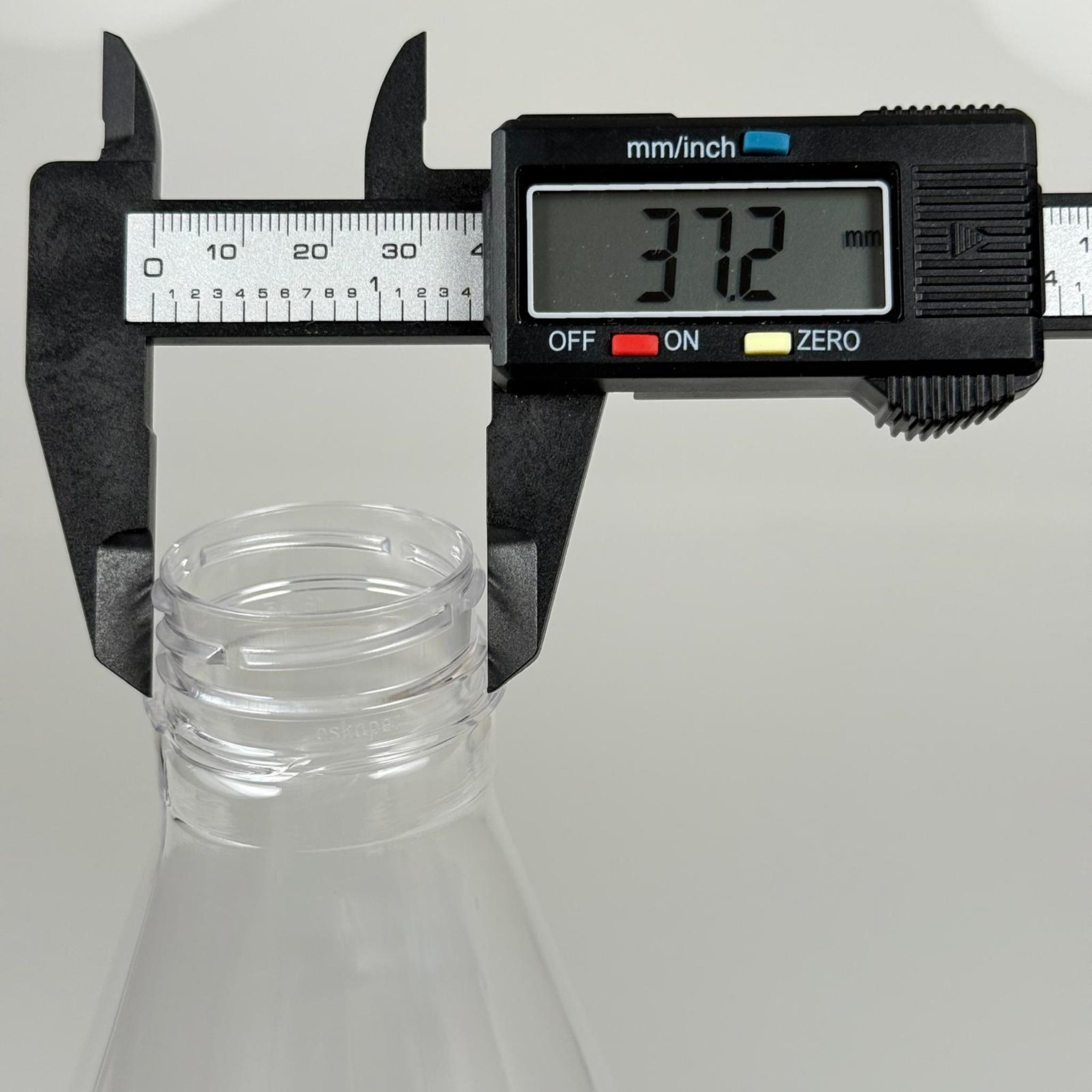 1000 CC DÜZ PET ŞİŞE - 38 ÖZEL AĞIZ