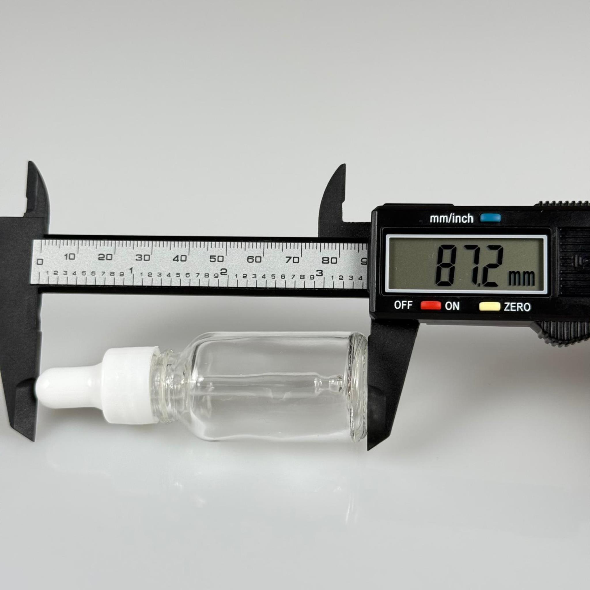 15 CC ŞEFFAF CAM DAMLALIKLI ŞİŞE - BEYAZ EMZİK + BEYAZ DÜZ KAPAK + CAM PİPET TAKIM - 15 ML DAMLALIKLI ŞİŞE SETİ