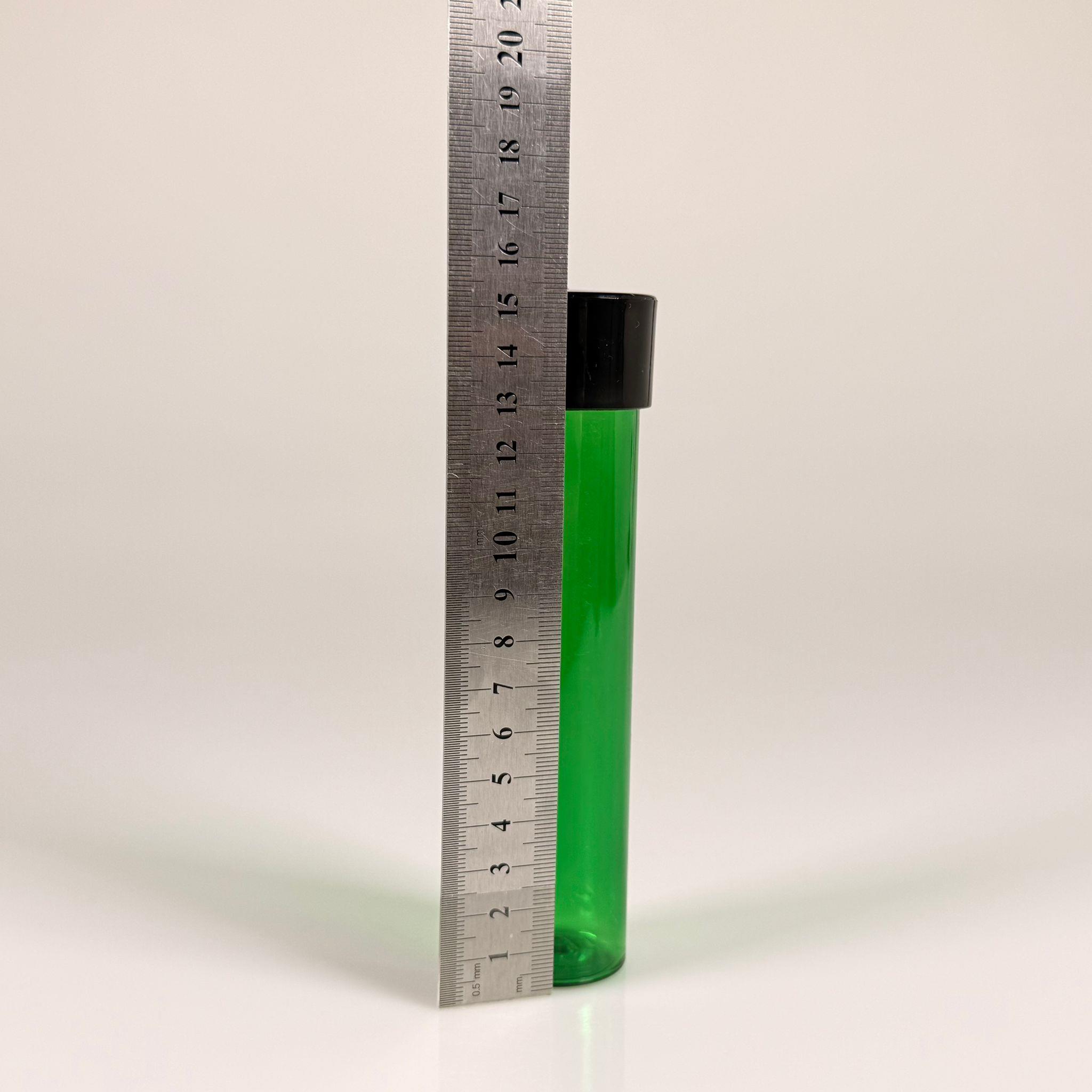 100 CC UZUN SİLİNDİR YEŞİL PET ŞİŞE (24 GR)  - SİYAH DERİN ETEKLİ KAPAKLI KOLONYA TIPALI - 100 ML BİBERİYE SUYU, LAVANTA YAĞI, SAÇ SERUM, TONİK VB İÇİN PLASTİK KOZMETİK AMBALAJLARI