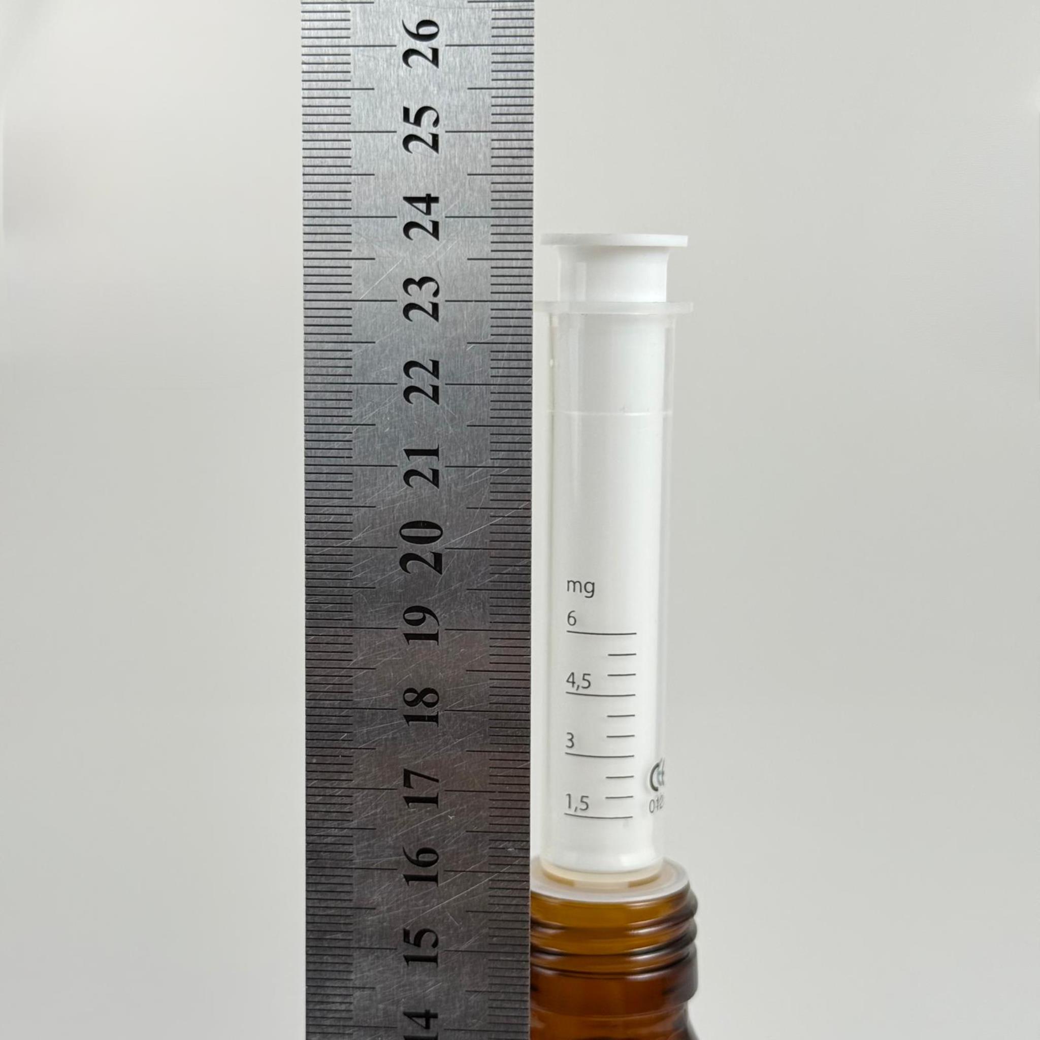 300 ML CAM ECZA ŞİŞESİ + 6 ML DOZAJ PİPETİ + DOZAJ TIPASI + CONTALI PLASTİK KAPAK TAKIM
